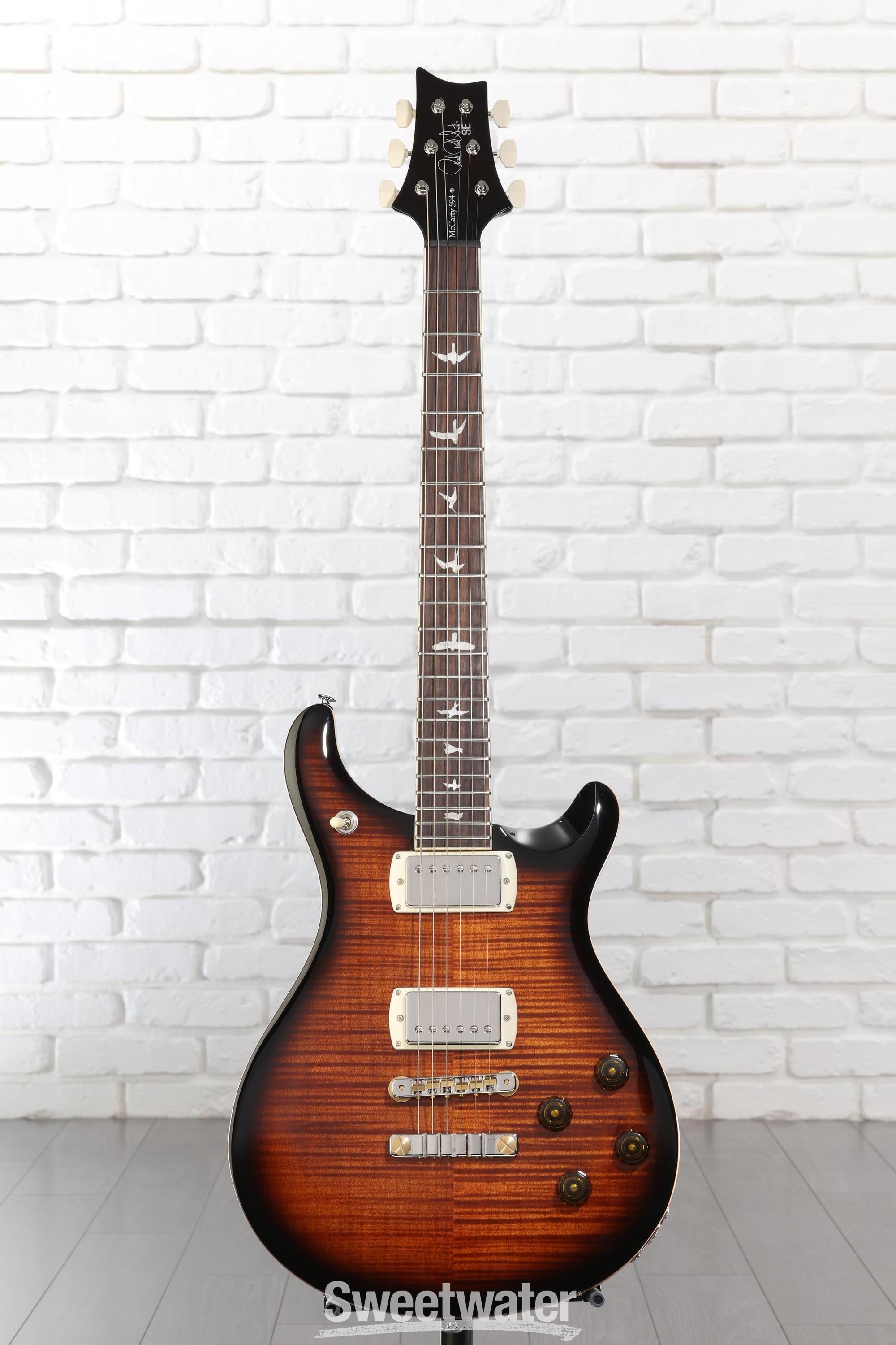 PRS SE McCarty 594 Electric Guitar - Black Gold Burst | Sweetwater