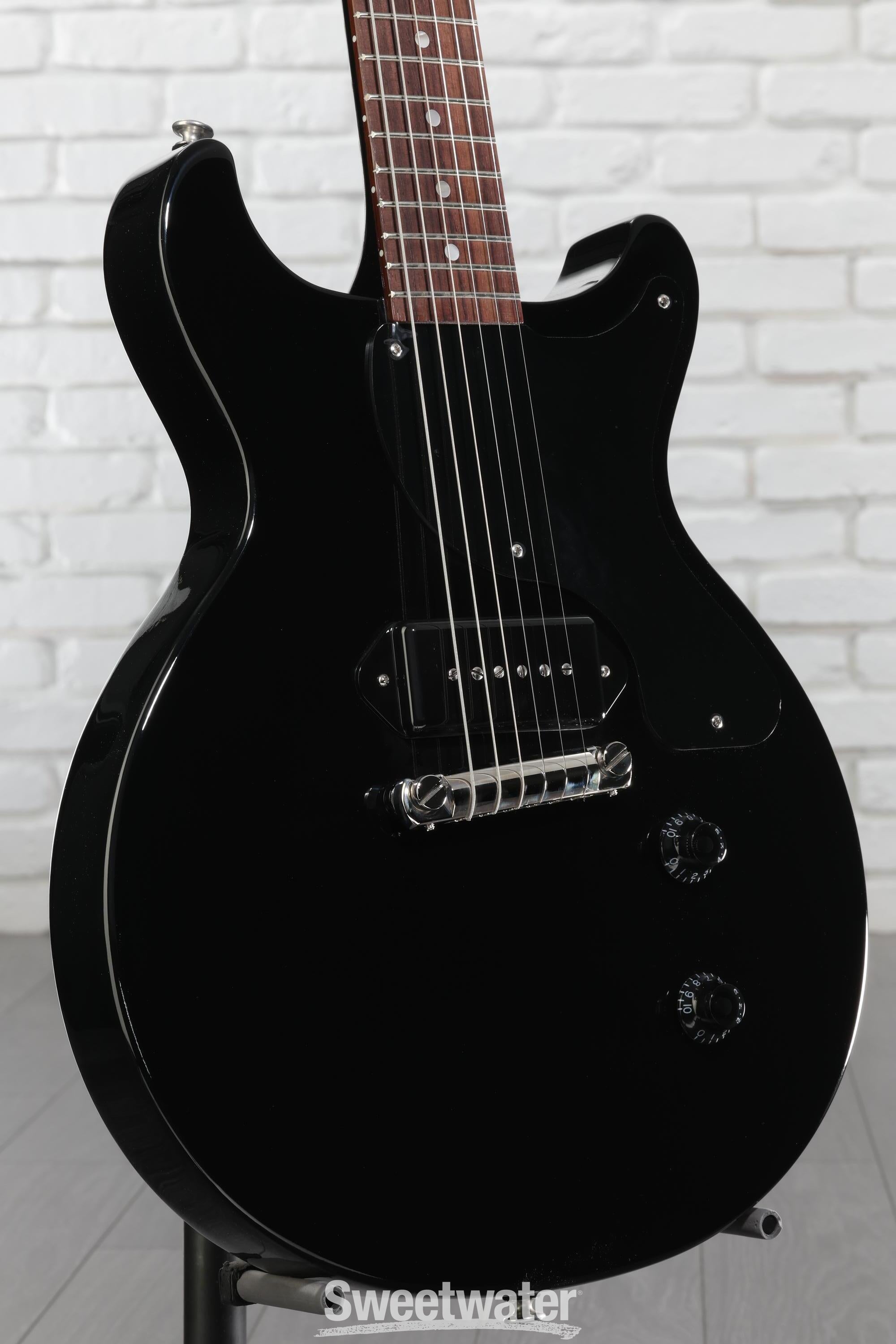 Gibson Les Paul Junior Double Cut Electric Guitar - Ebony | Sweetwater