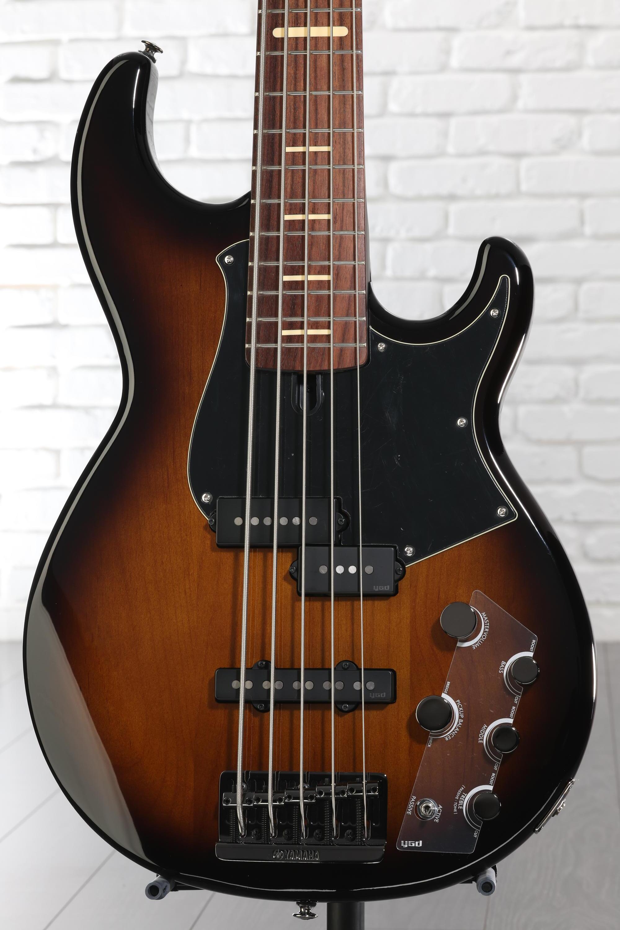Yamaha BB735A 5-string Bass Guitar - Dark Coffee Sunburst | Sweetwater