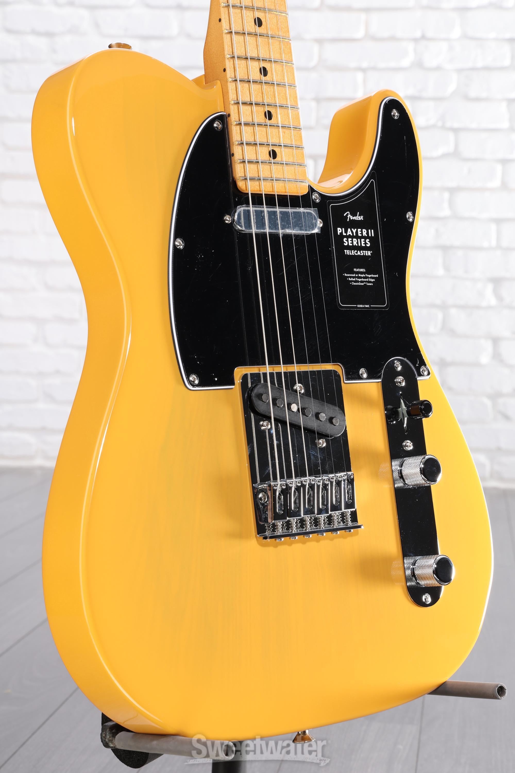 Photo of Fender Player II Telecaster Electric Guitar - Butterscotch Blonde with Maple Fingerboard