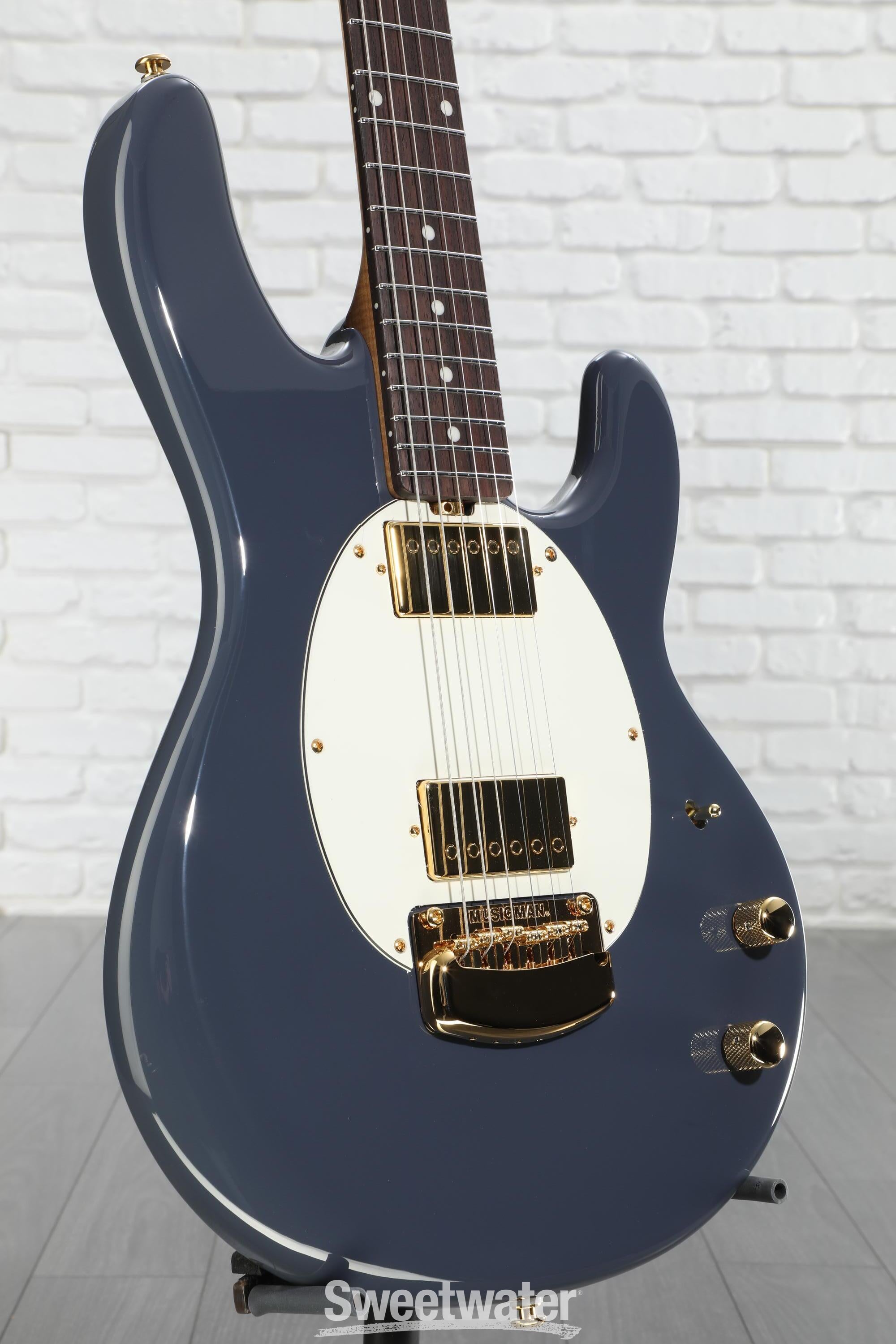 Photo of Ernie Ball Music Man StingRay II Cory Wong Signature Electric Guitar - Charcoal Blue with Rosewood Fingerboard