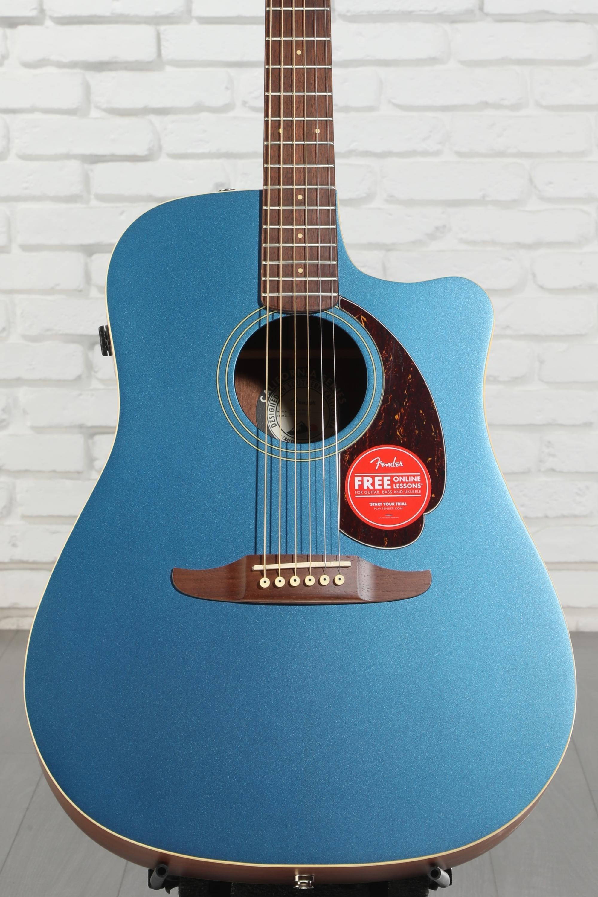 Fender Redondo Player Acoustic-electric Guitar - Lake Placid Blue