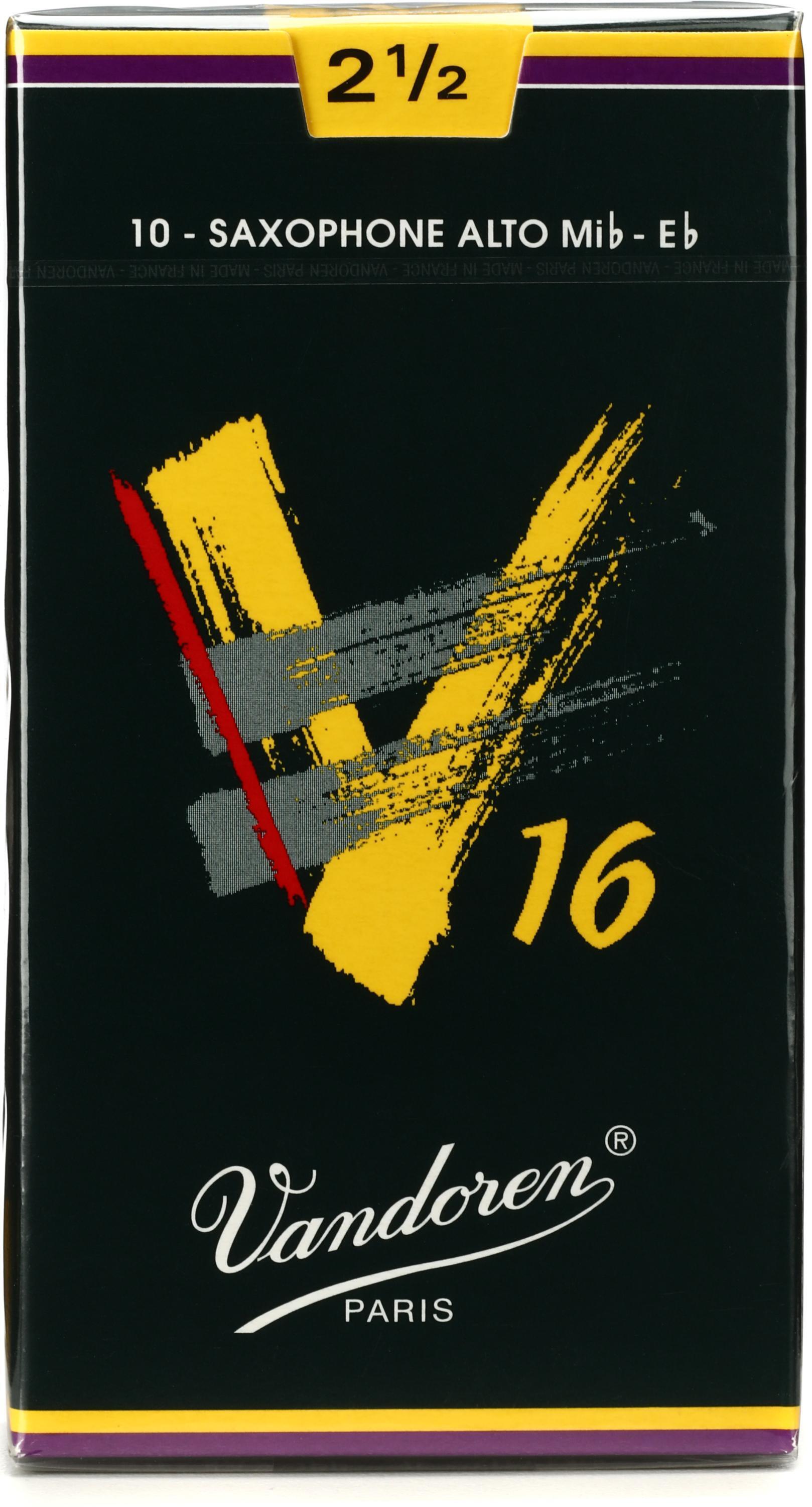 Vandoren SR2625 - JAVA Green Alto Saxophone Reeds - 2.5 (10