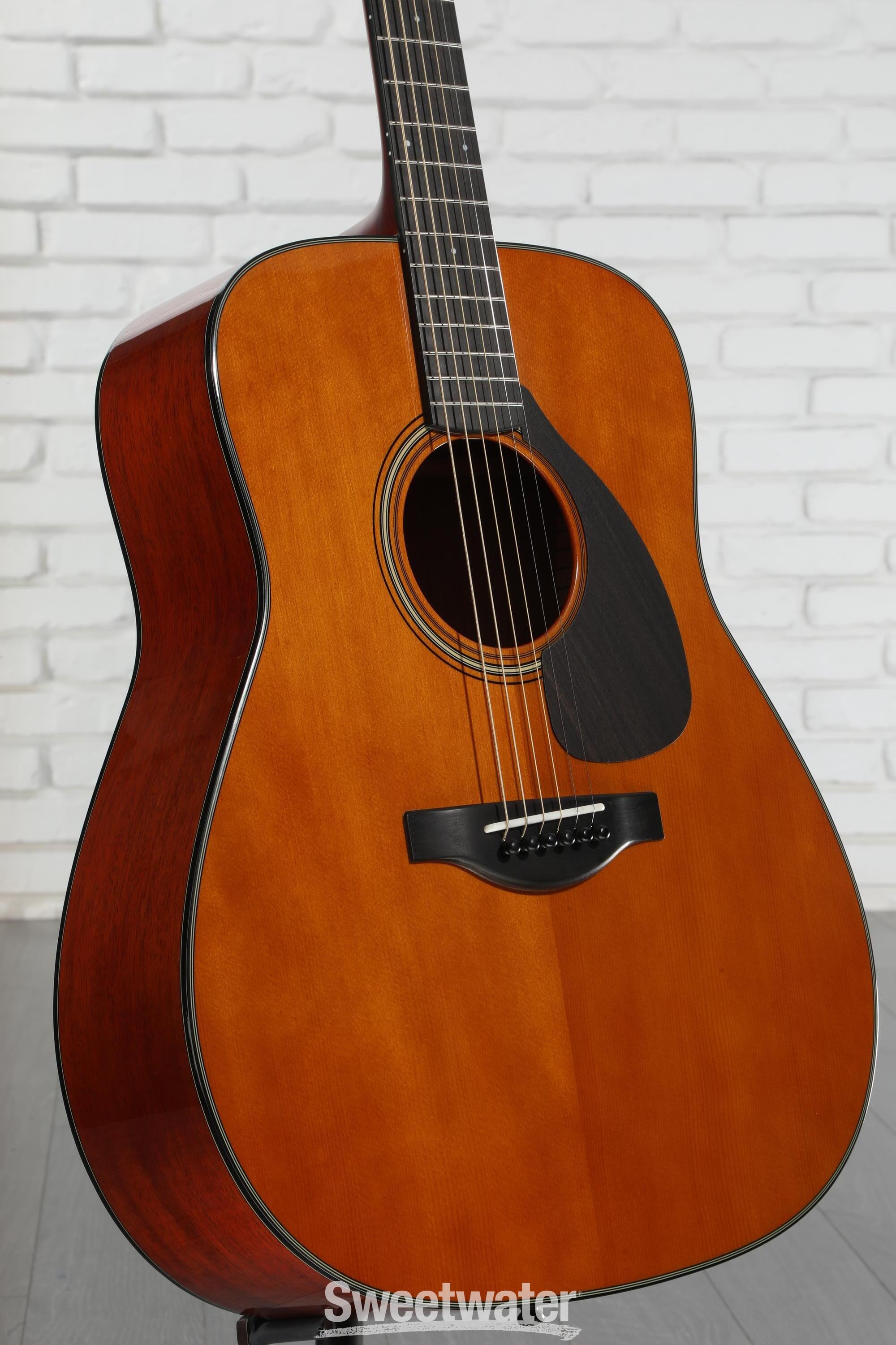 Yamaha FG5 Red Label Acoustic Guitar - Natural | Sweetwater