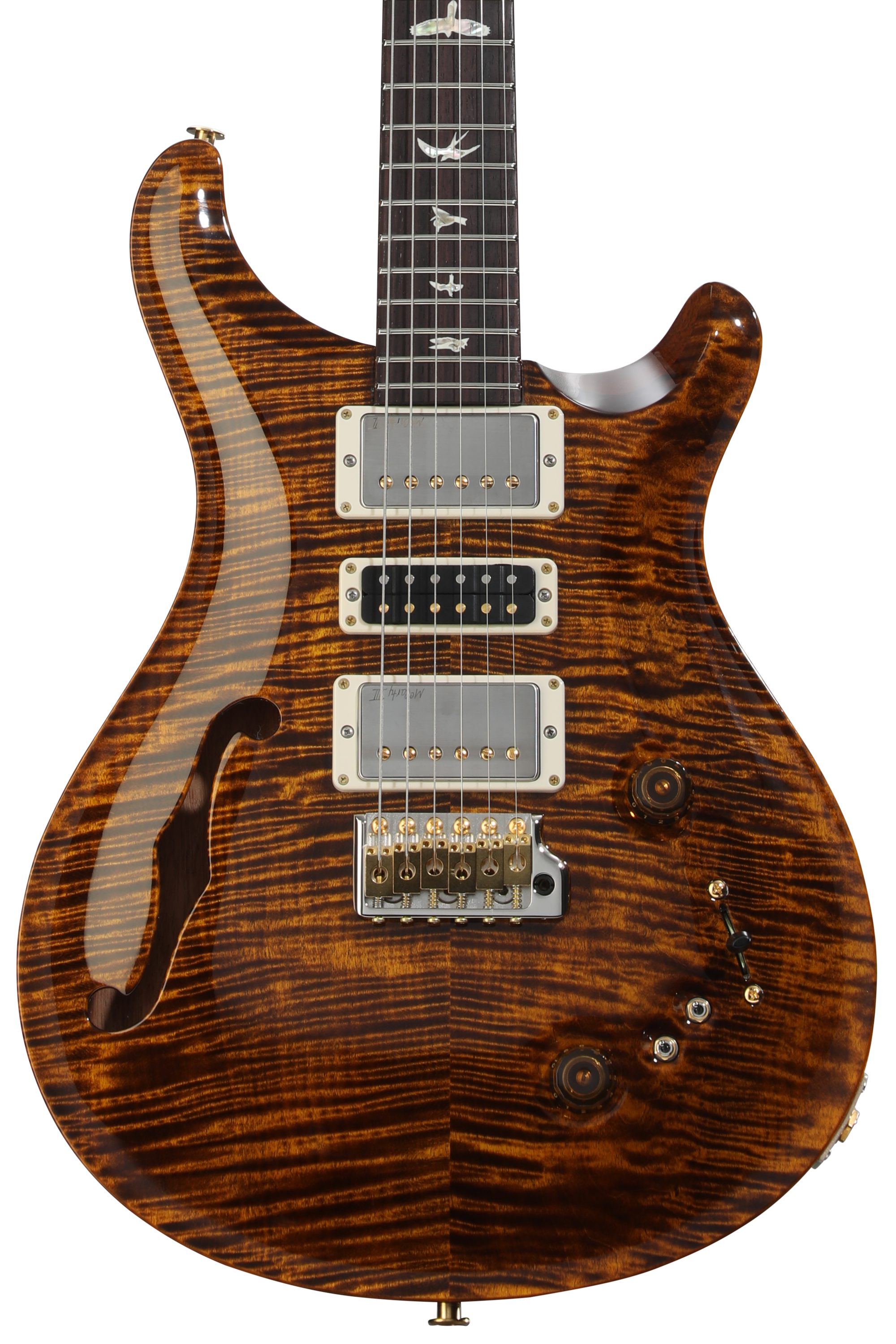 PRS Special Semi-Hollow 10-Top Electric Guitar - Black Gold