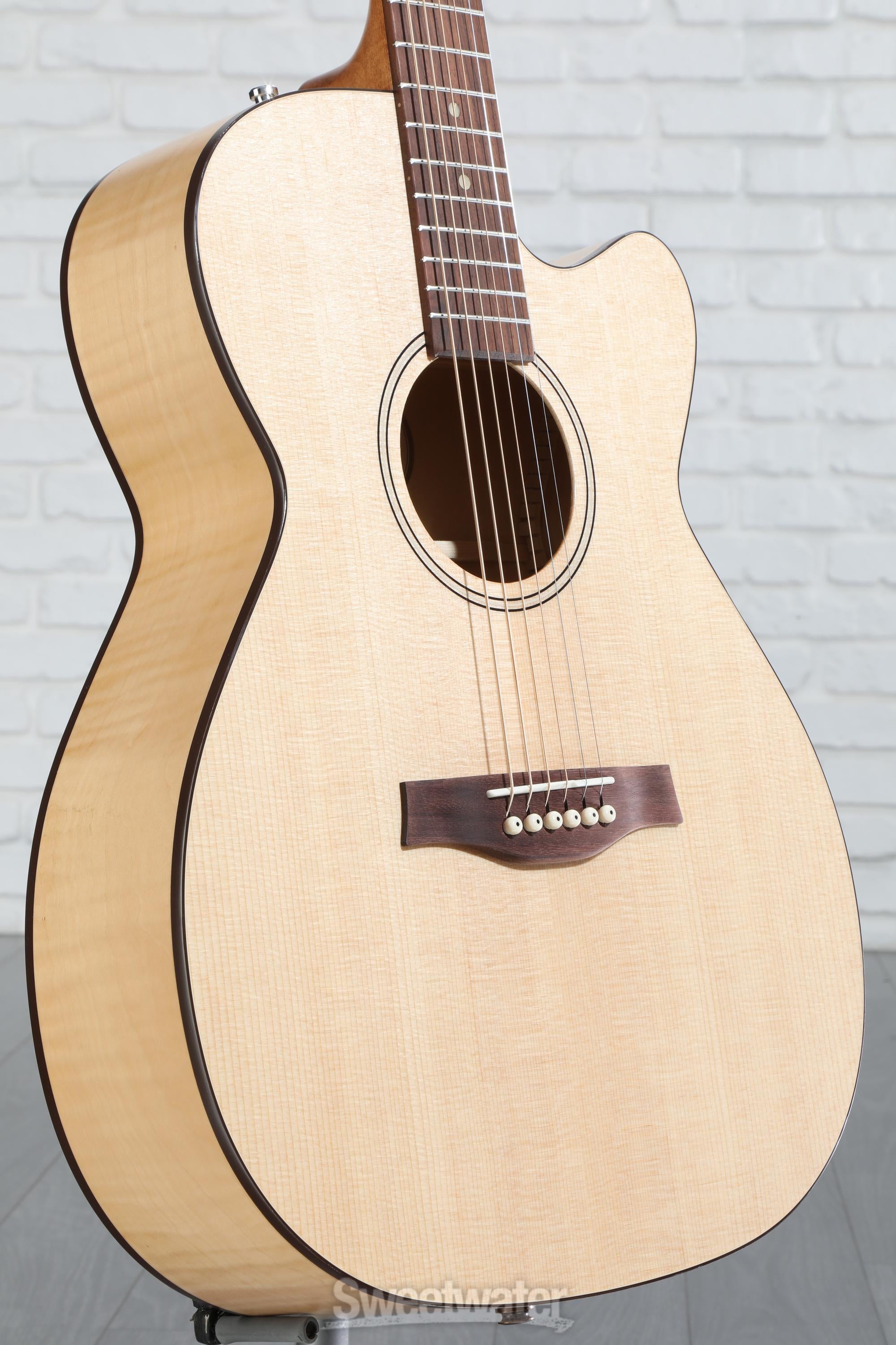 Photo of Godin Fairmount CW Flame Maple GT Acoustic-electric Guitar - Natural