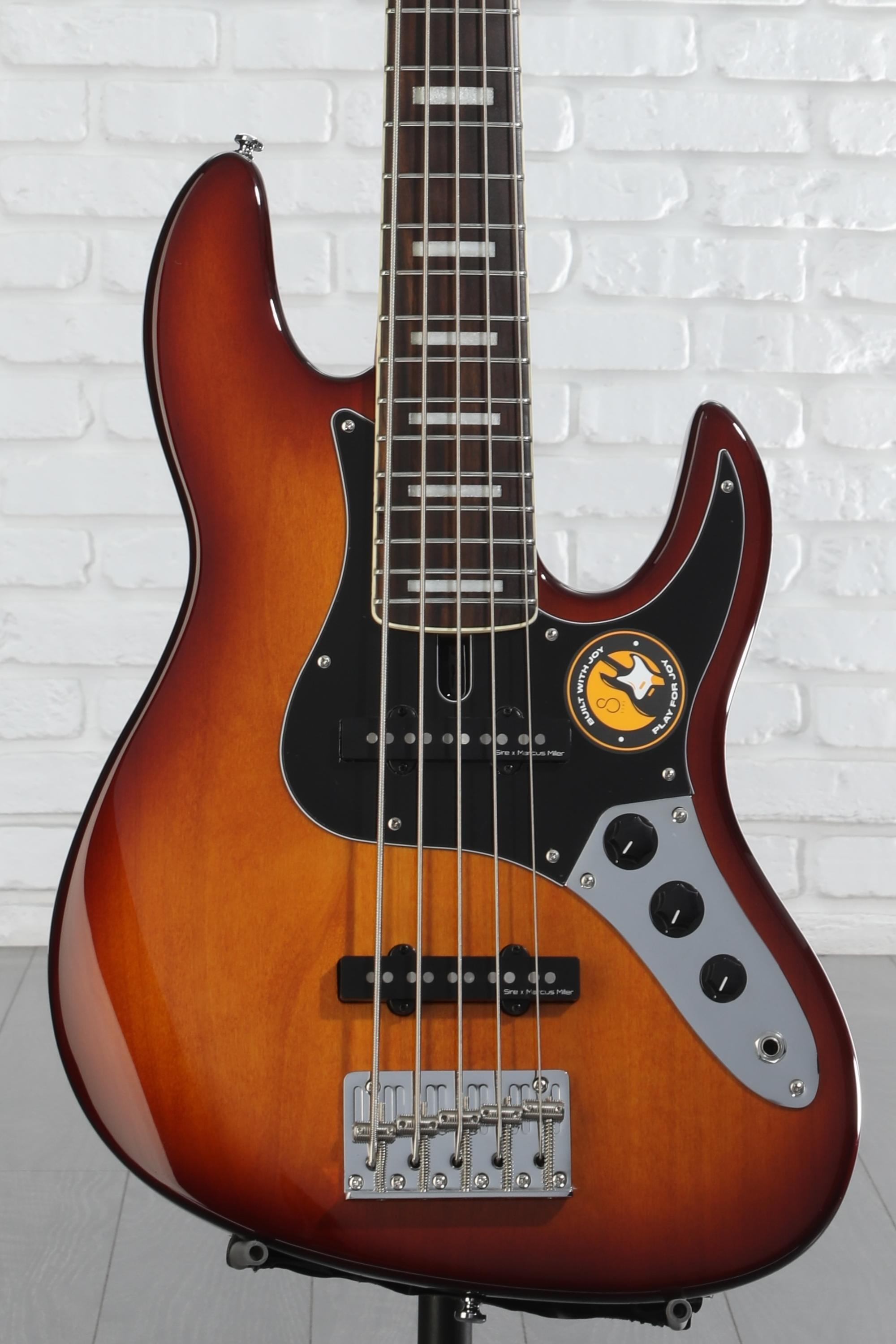 Sire Marcus Miller V5 24 5-string Bass Guitar - Tobacco