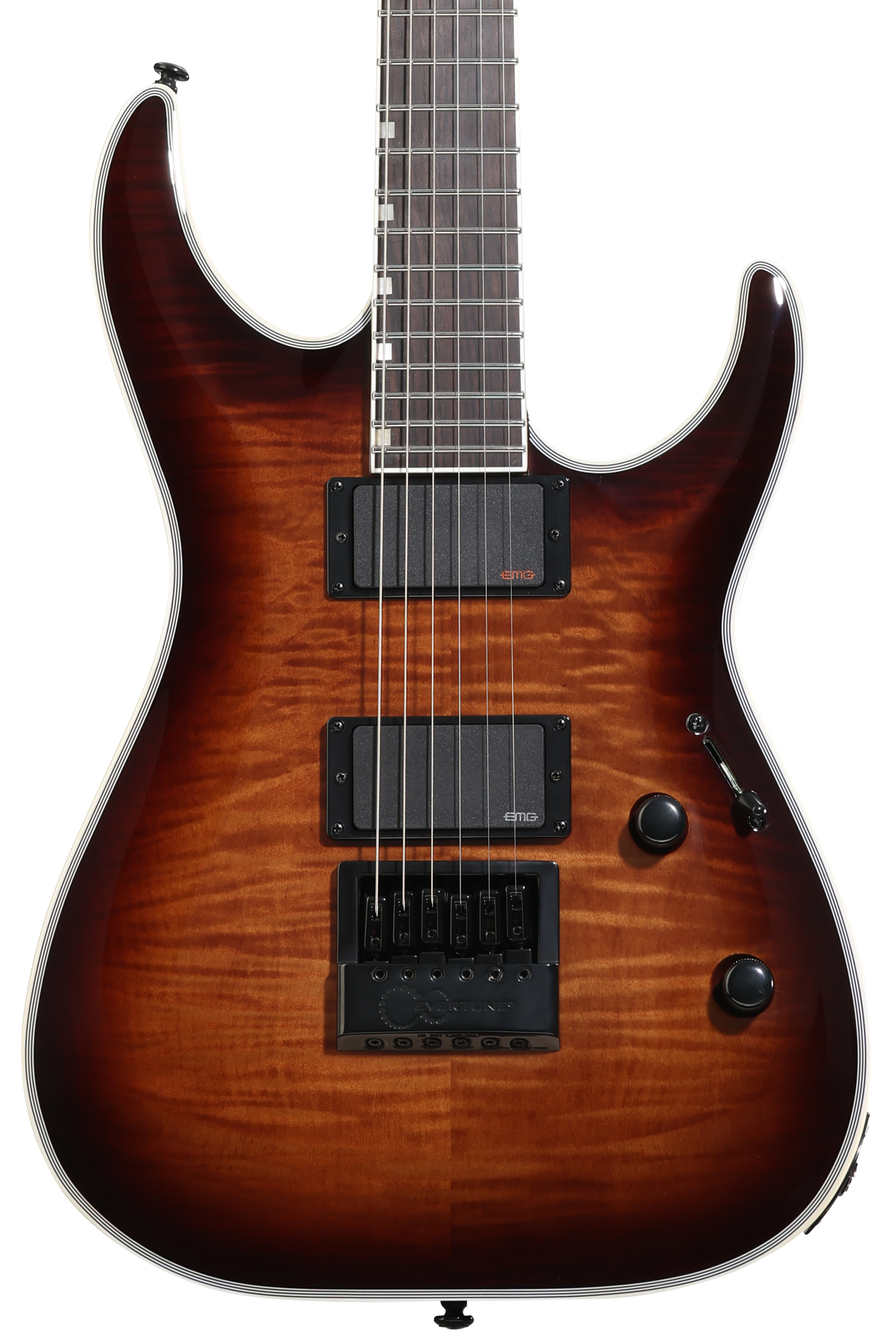 チューニングが狂わないエレキギター LTD MH-1000 ETFM Amazon.com: ESP LTD MH-1000 Electric Guitar - Charcoal Burst