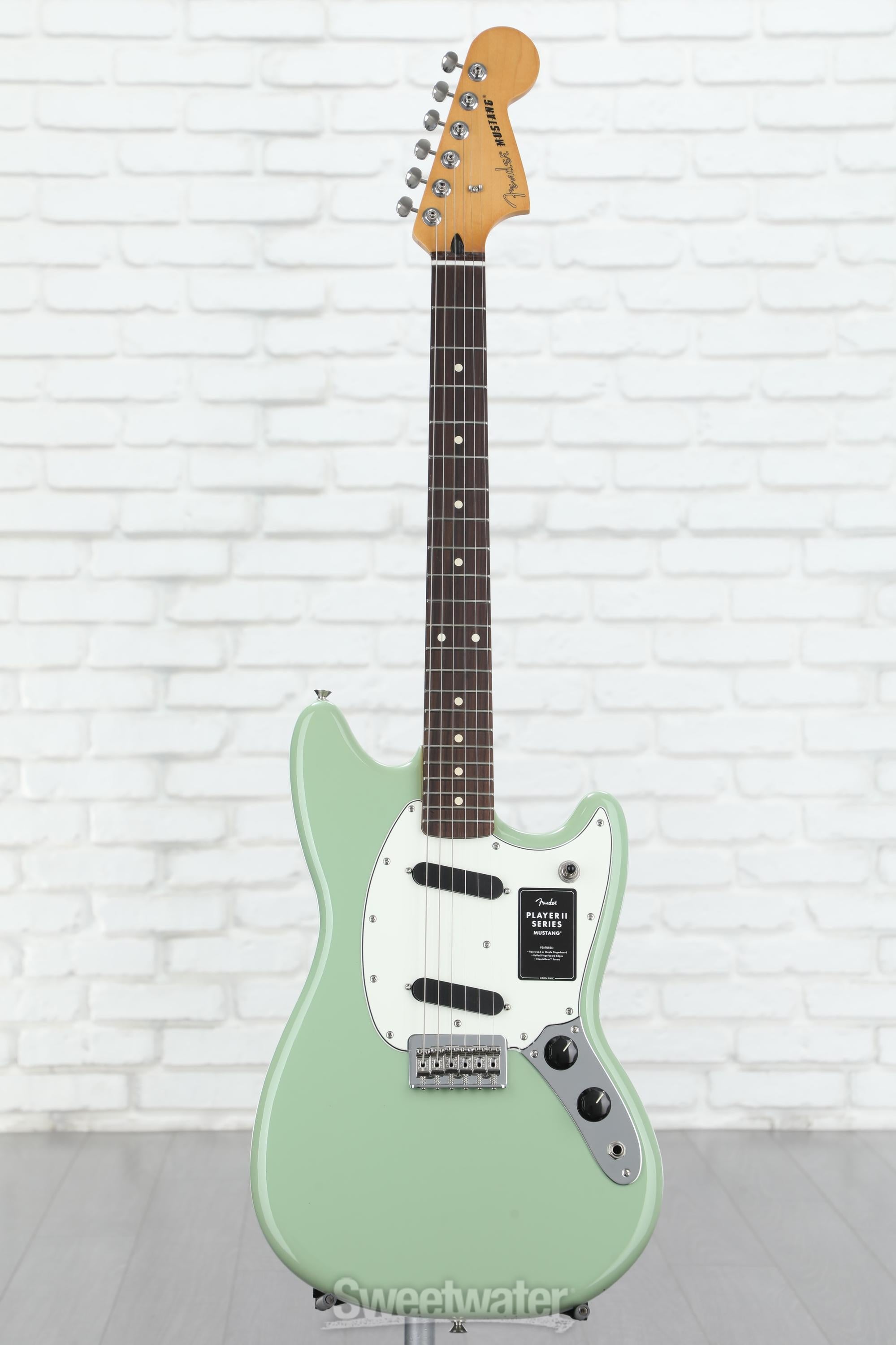ギター Fender Player Mustang Fender Player II Mustang - Birch Green with Rosewood