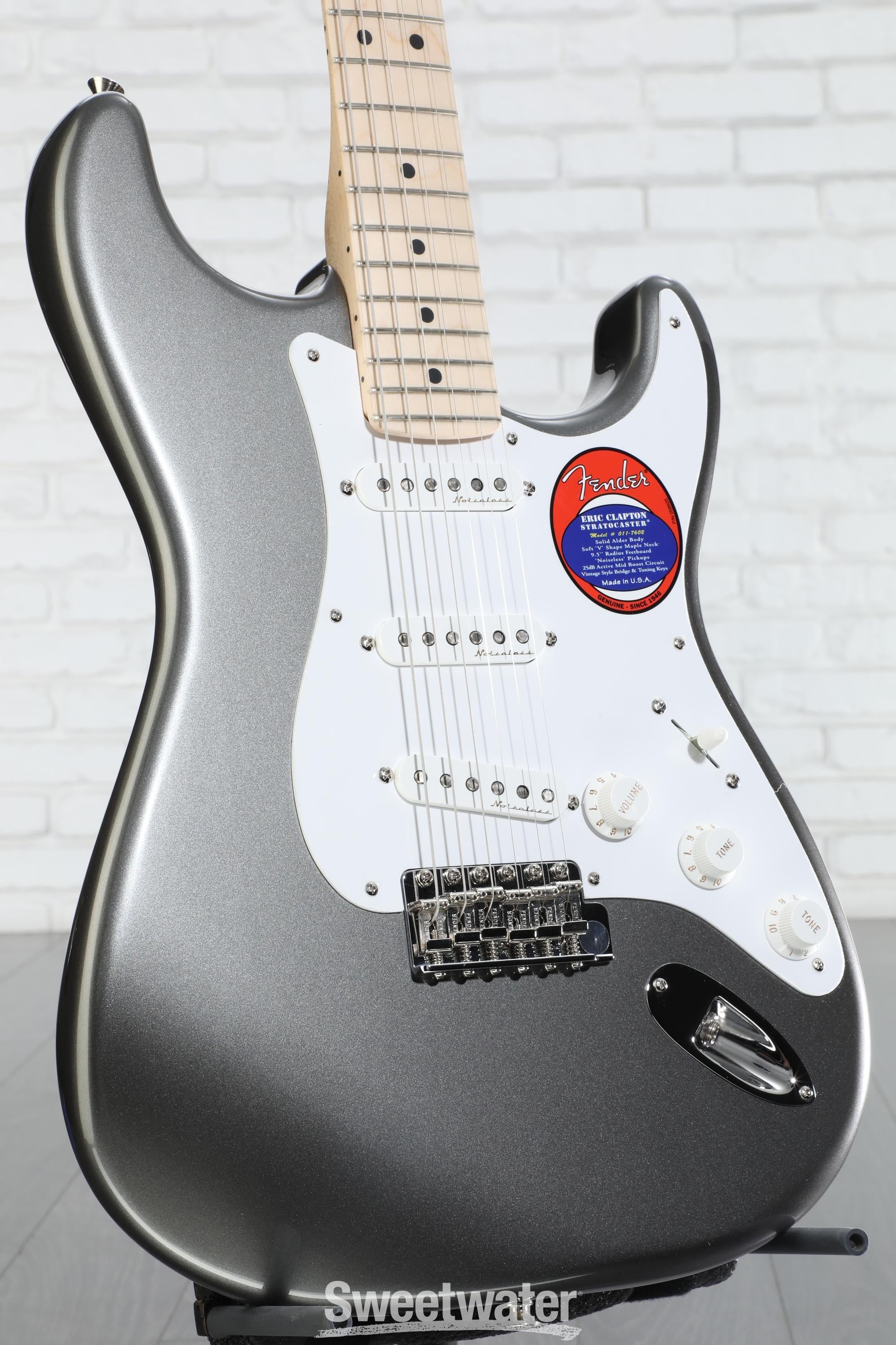 ギター Fender Eric Clapton Stratocaster Pewter Amazon.com: Artist 117602843 Eric Clapton Stratocaster