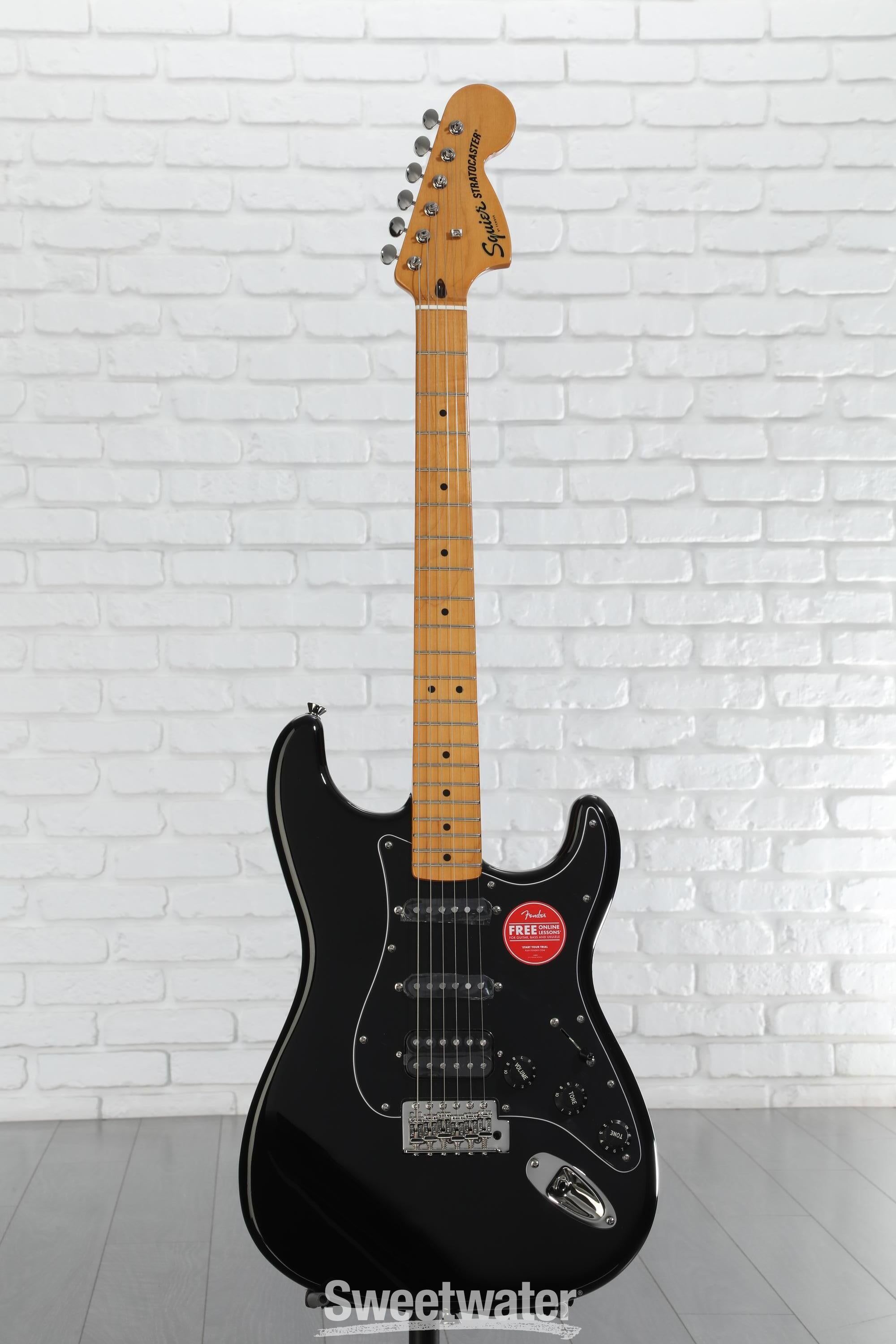 Squier Classic Vibe '70s Stratocaster HSS - Black with Maple