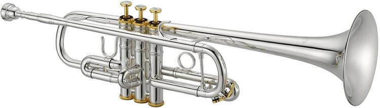 XO 1624RS Professional C Trumpet - Rose Brass Bell - Silver Plated