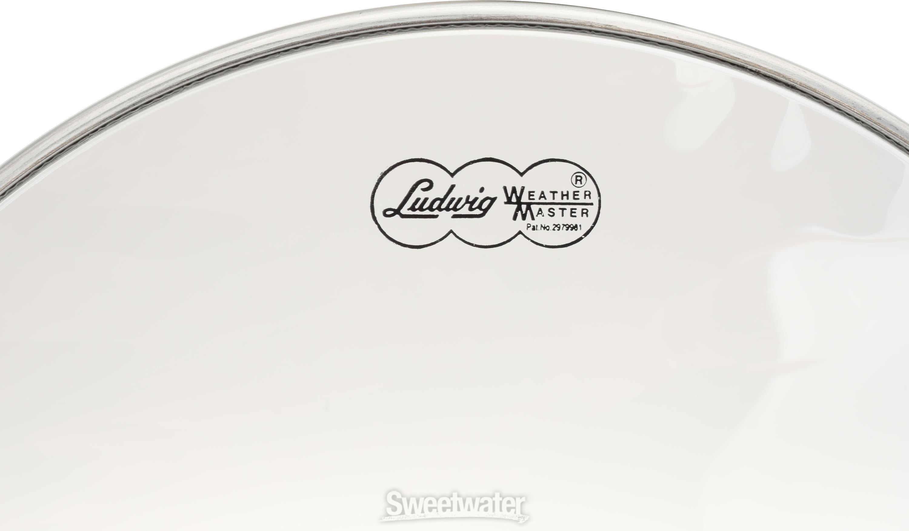 スネアドラム　Ludwig Weather Master Ludwig Weather Master Clear Snare Side Drumhead - 14 inches