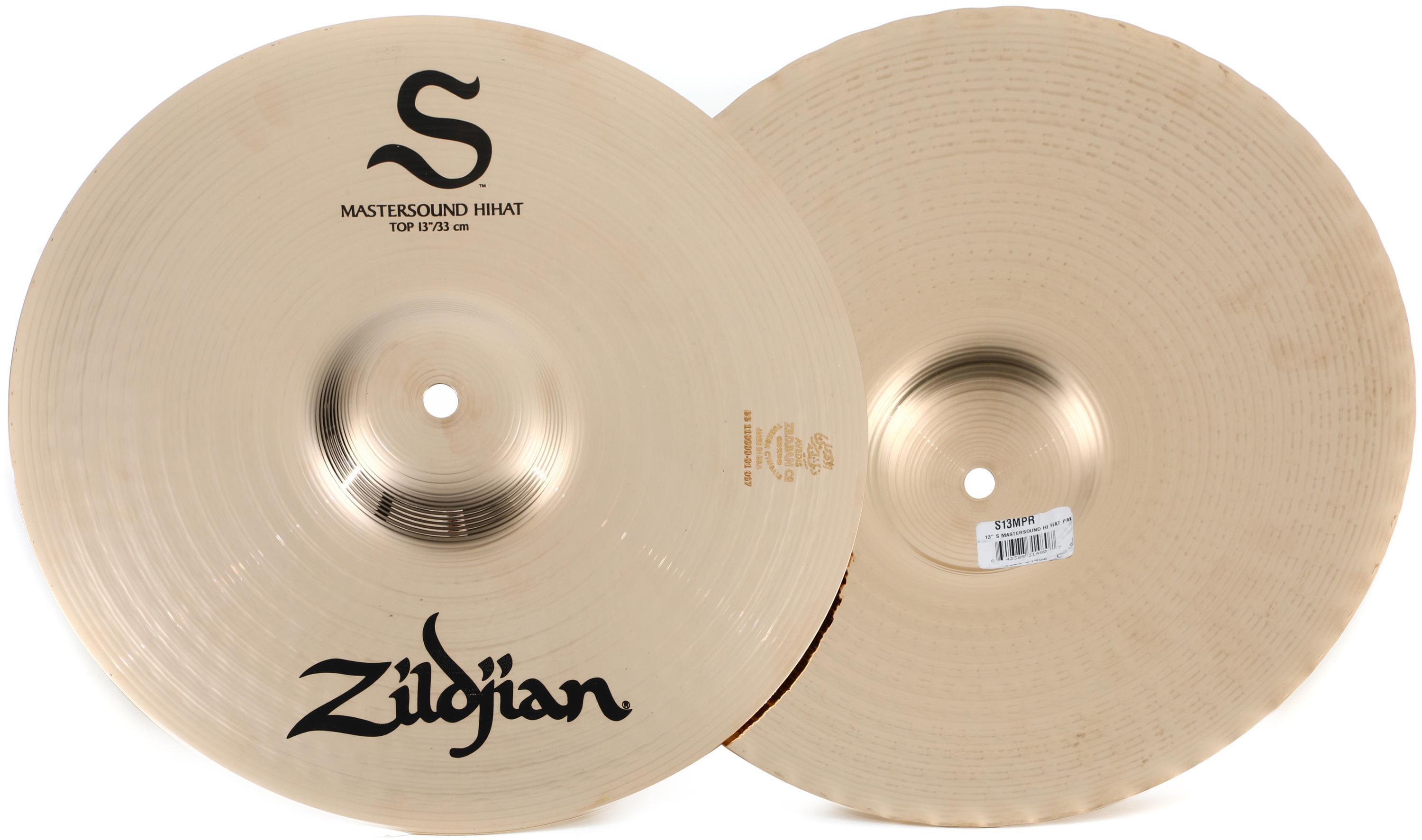 Zildjian 14 inch S Series Mastersound Hi-hat Cymbals | Sweetwater