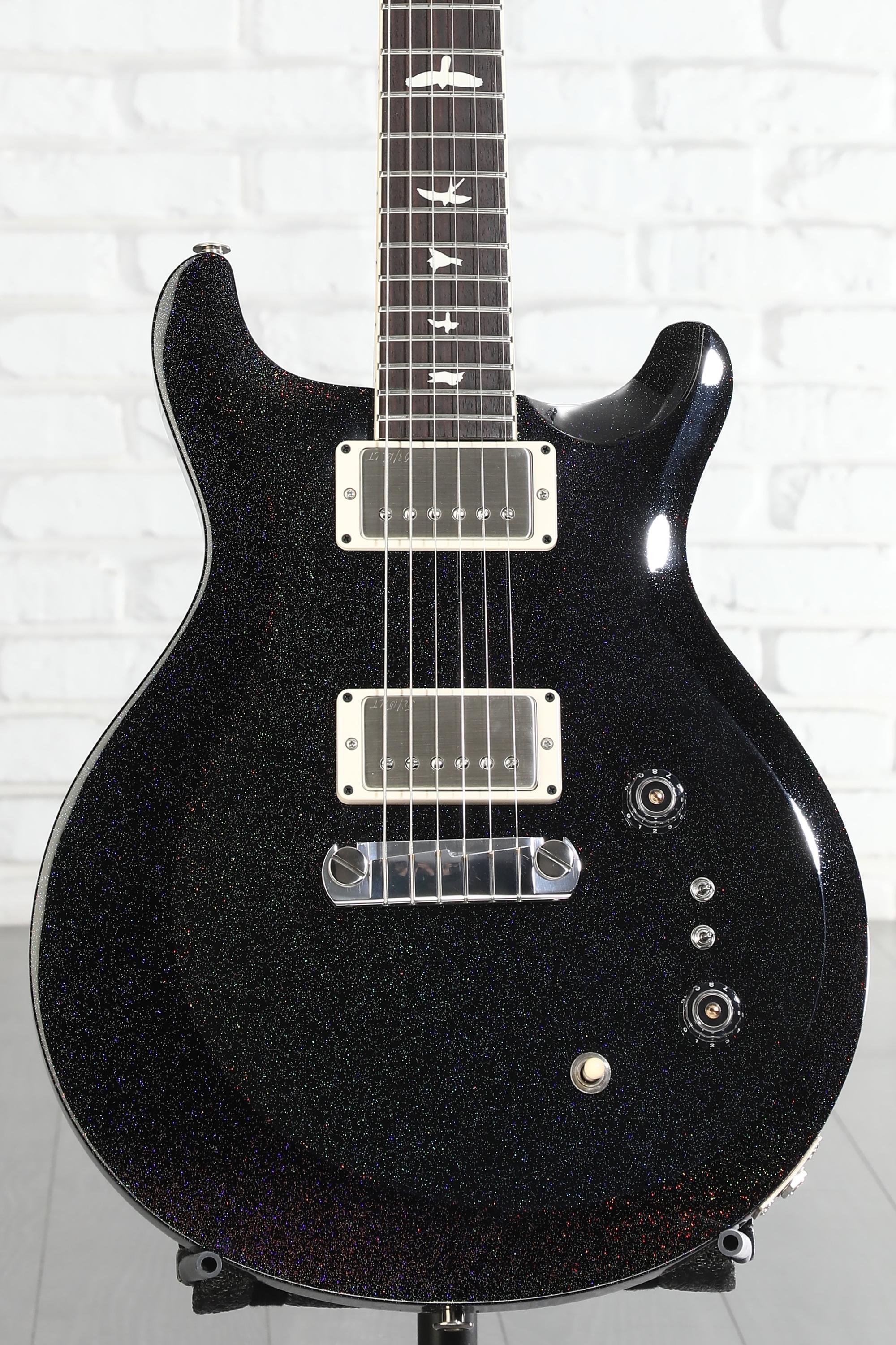 PRS S2 Mira 594 Electric Guitar - Black Rainbow Holoflake | Sweetwater