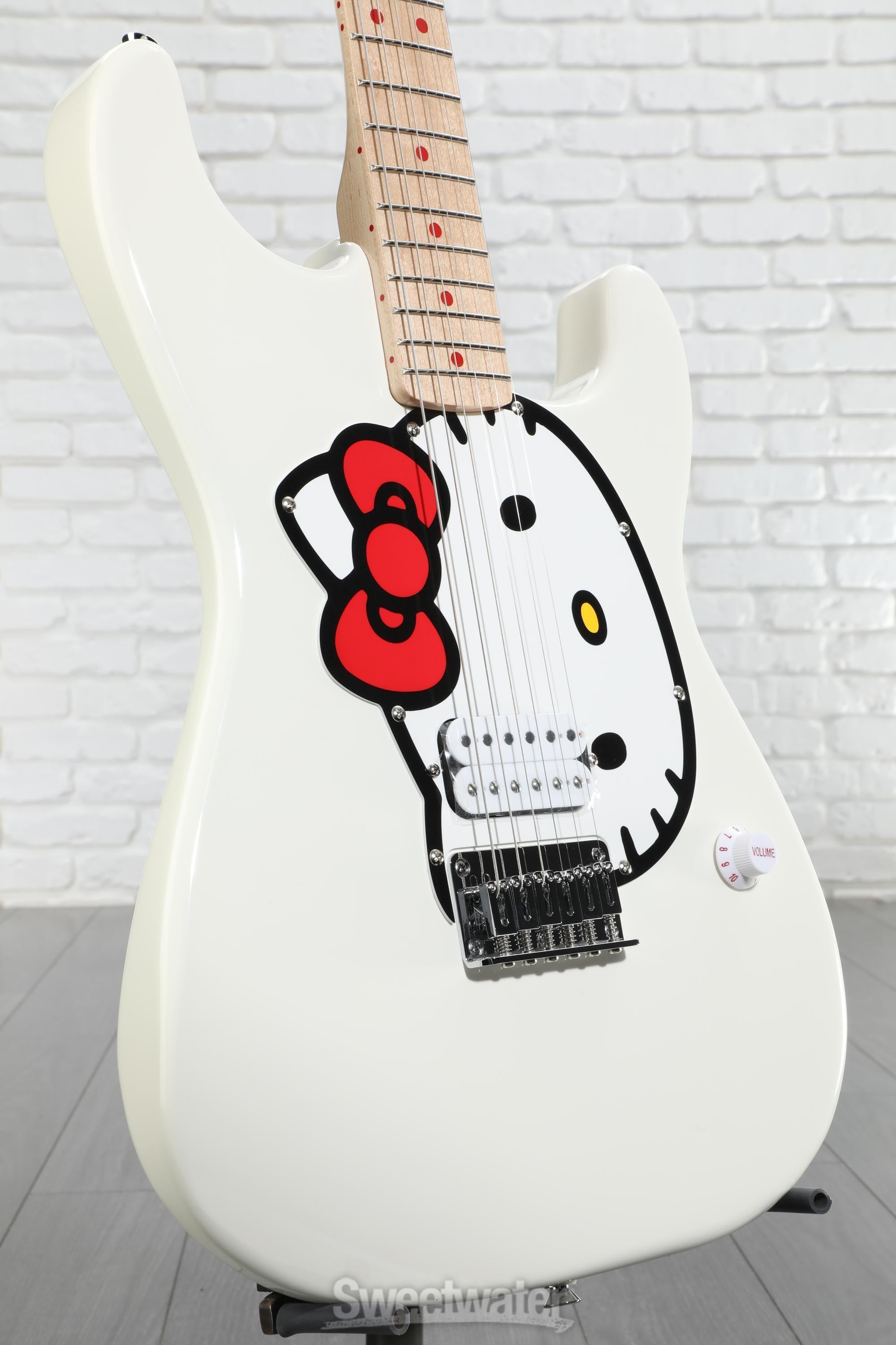 スクワイヤー エレキギター Hello Kitty Stratocaster Squier x Hello