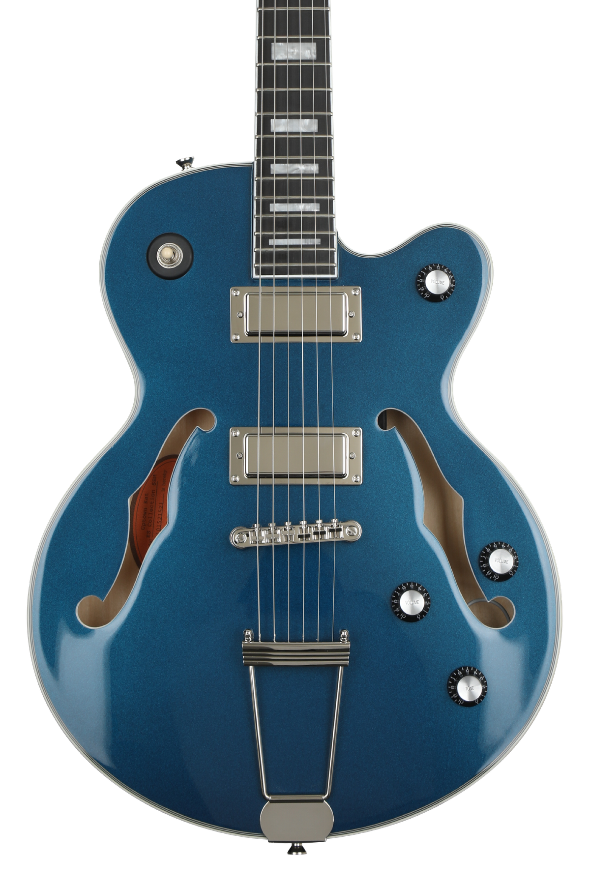 美品 メンテ済 Epiphone Uptown Kat ES セミホロウ Amazon.com: Epiphone Uptown Kat ES Semi-Hollowbody, Sapphire