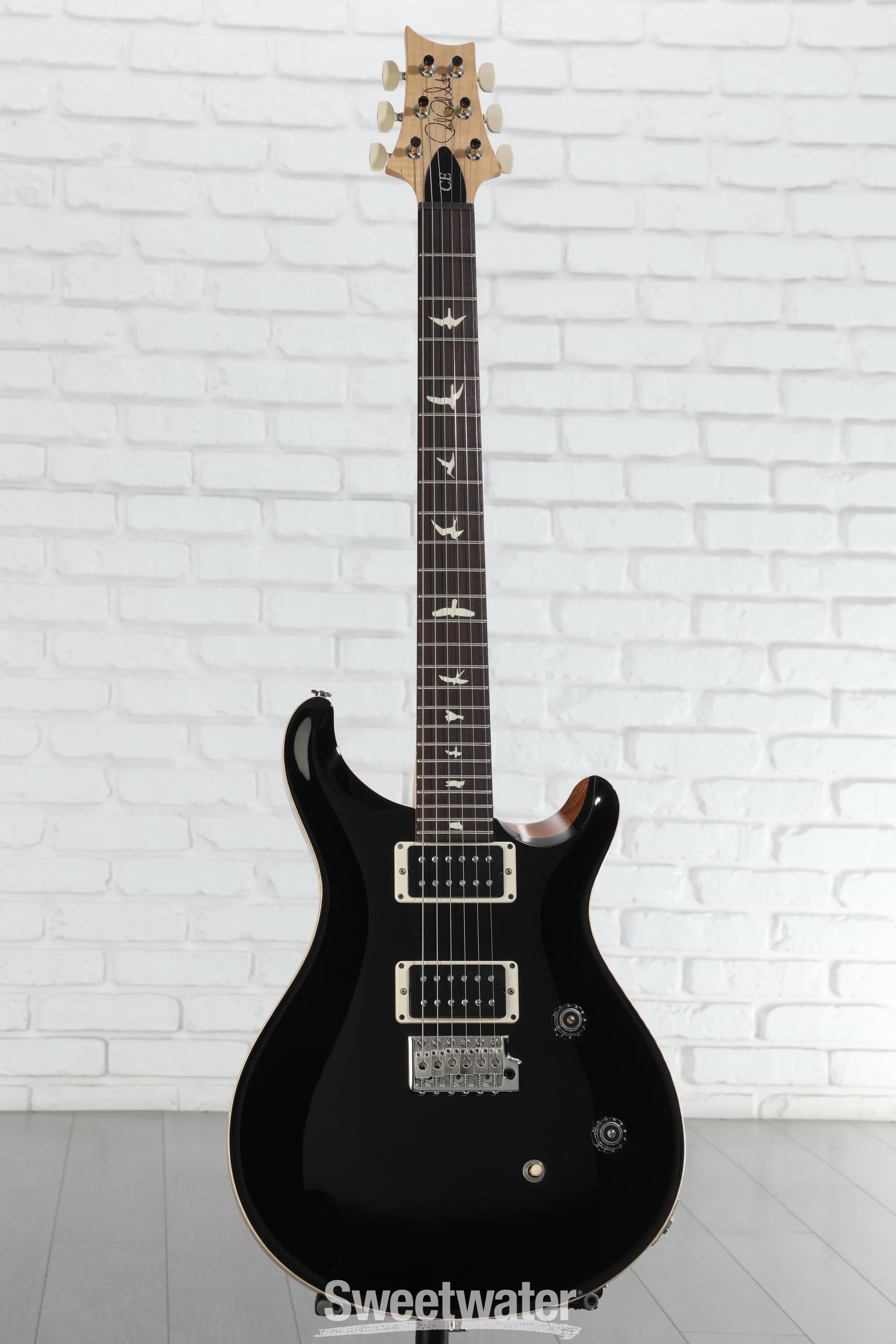 PRS CE 24 Electric Guitar - Black Top | Sweetwater