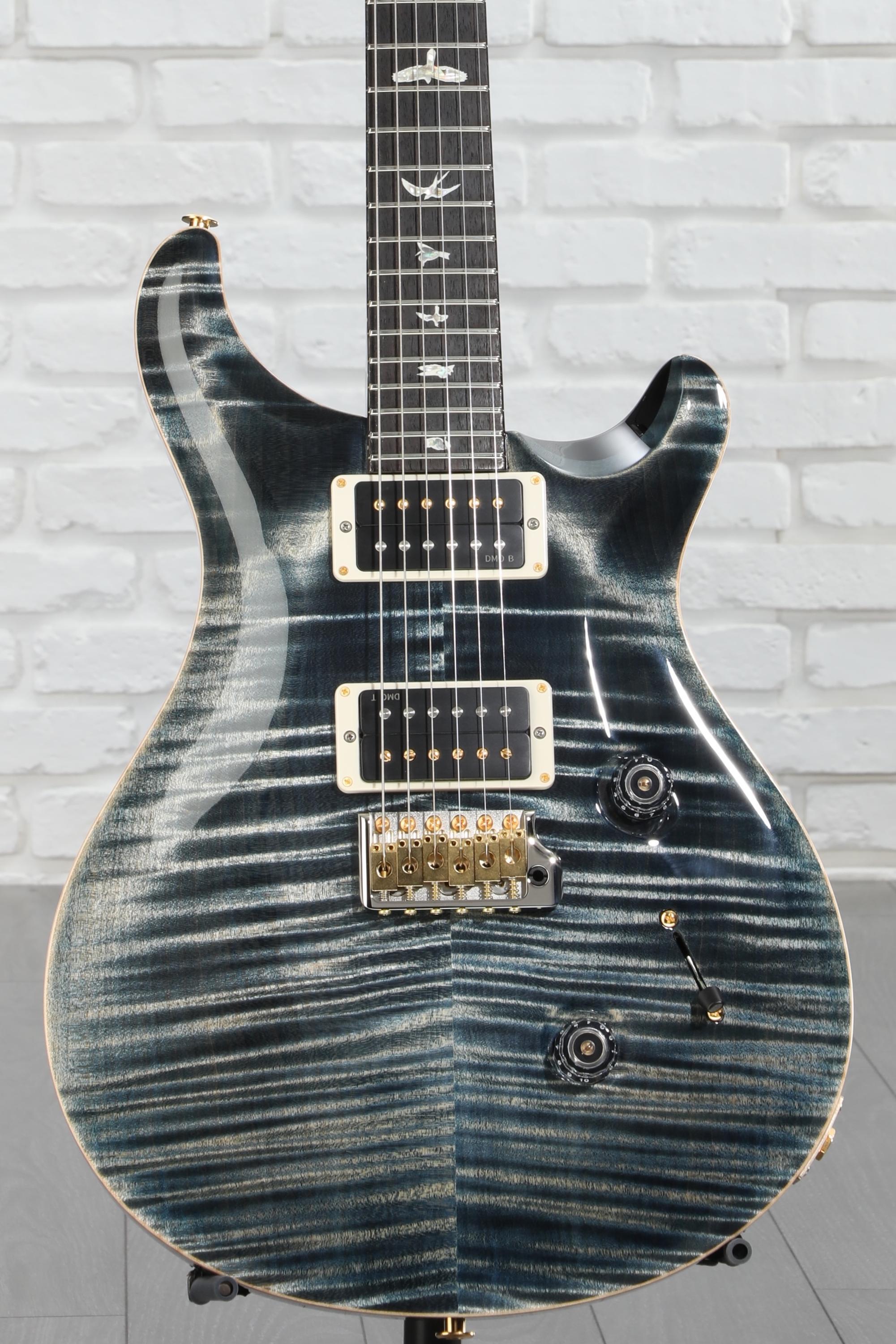 PRS Custom 24 10-Top Electric Guitar - Faded Whale Blue