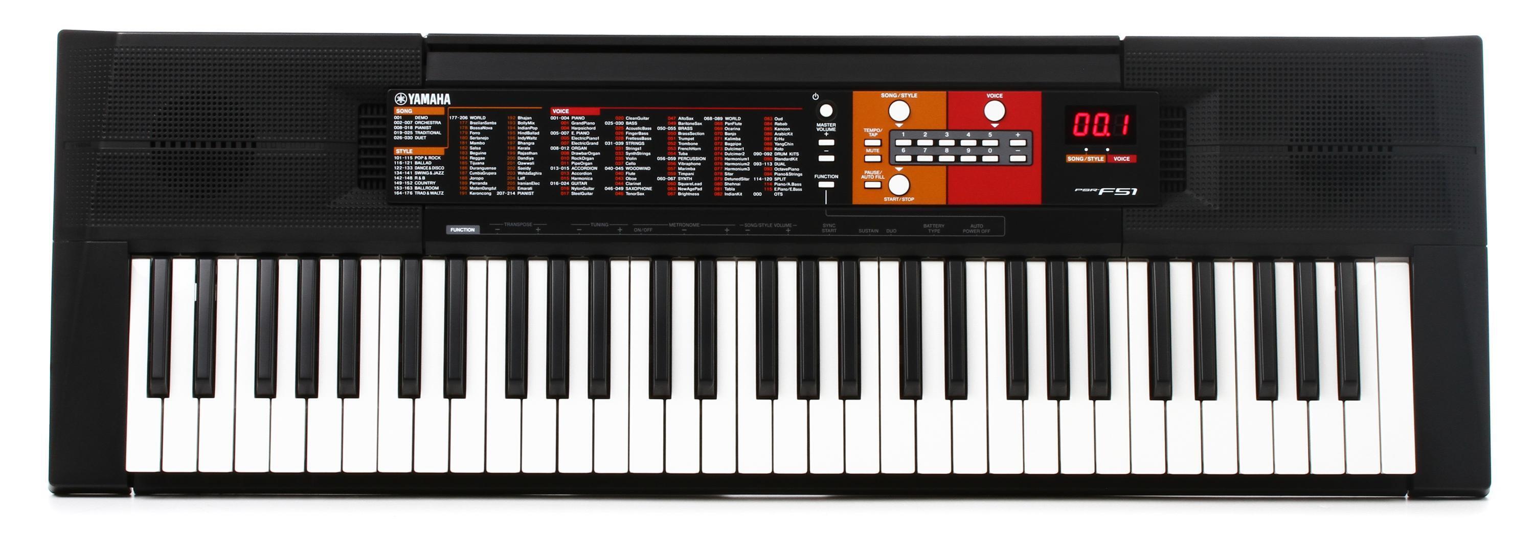 Yamaha psr deals f51 keyboard midi