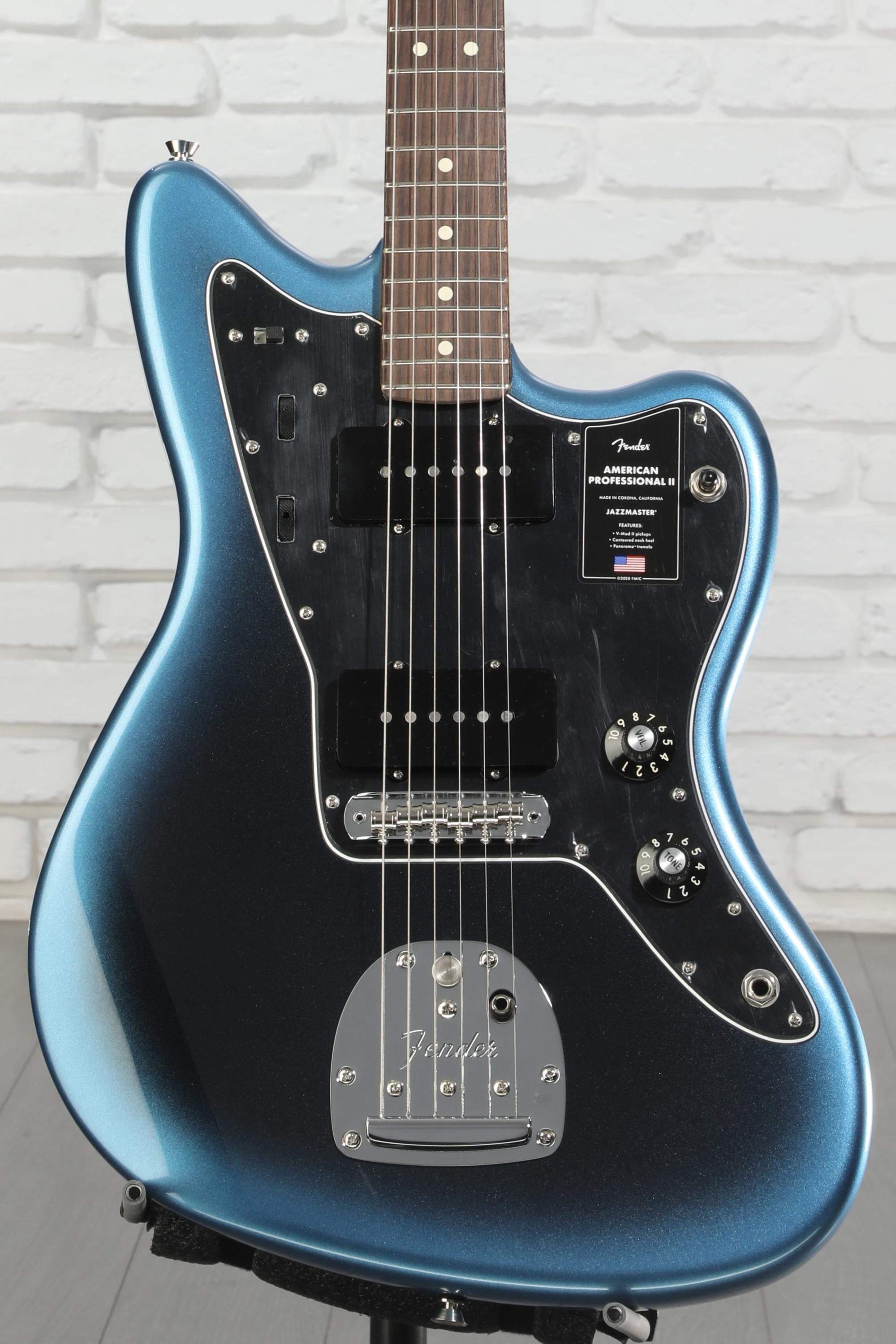 ギター Fender PRO AMERICAN JAZZMASTER Fender American Professional II Jazzmaster - Dark Night with