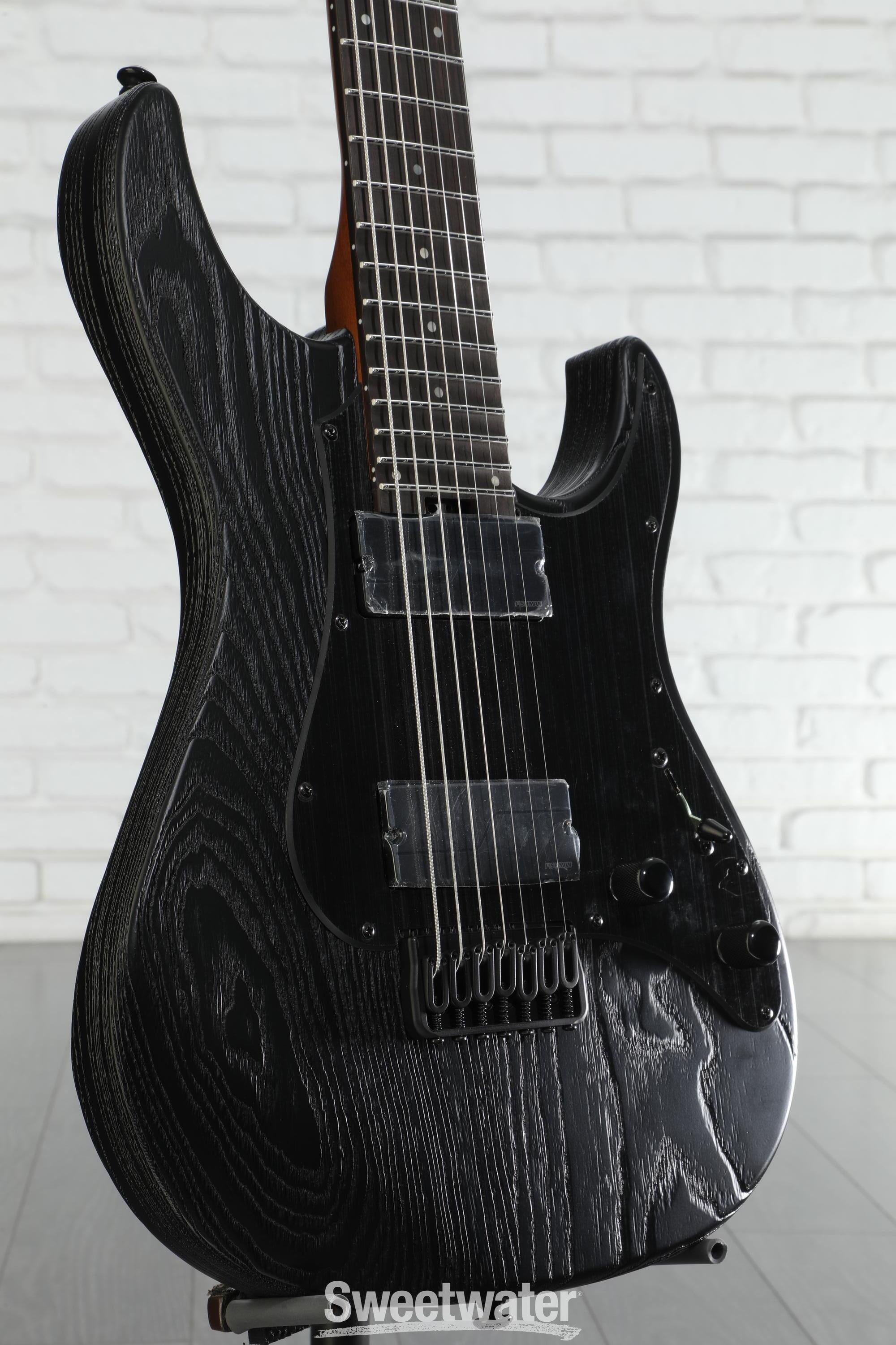 ESP LTD SN-1007 HT Baritone Electric Guitar - Black Blast