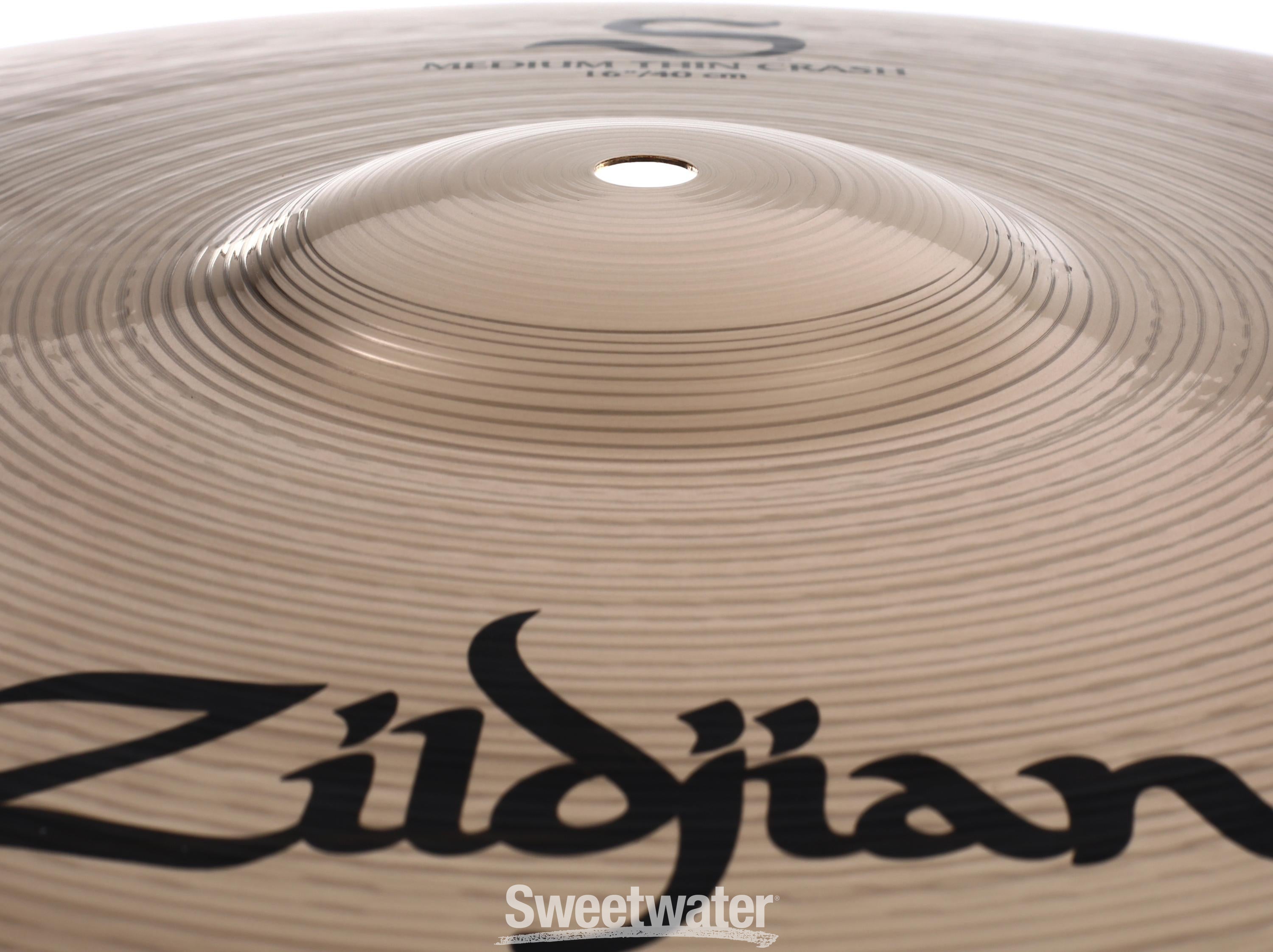 Zildjian 16 inch S Series Medium Thin Crash Cymbal | Sweetwater