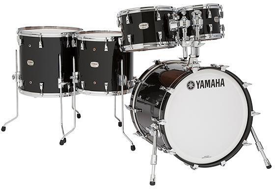 Photo of Yamaha Absolute Hybrid Maple 5-piece Shell Pack - Solid Black