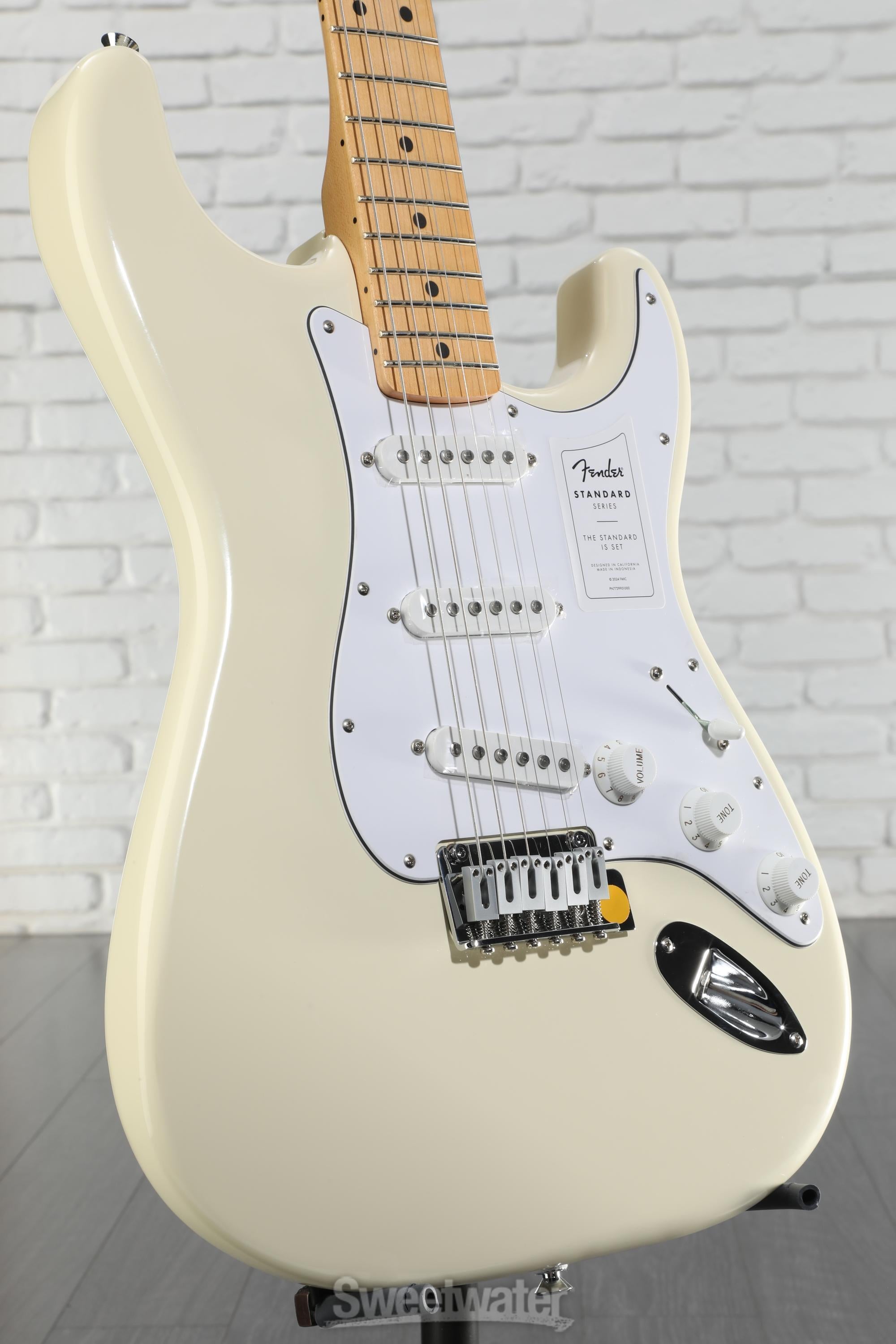 Fender Standard Stratocaster Electric Guitar - Olympic White