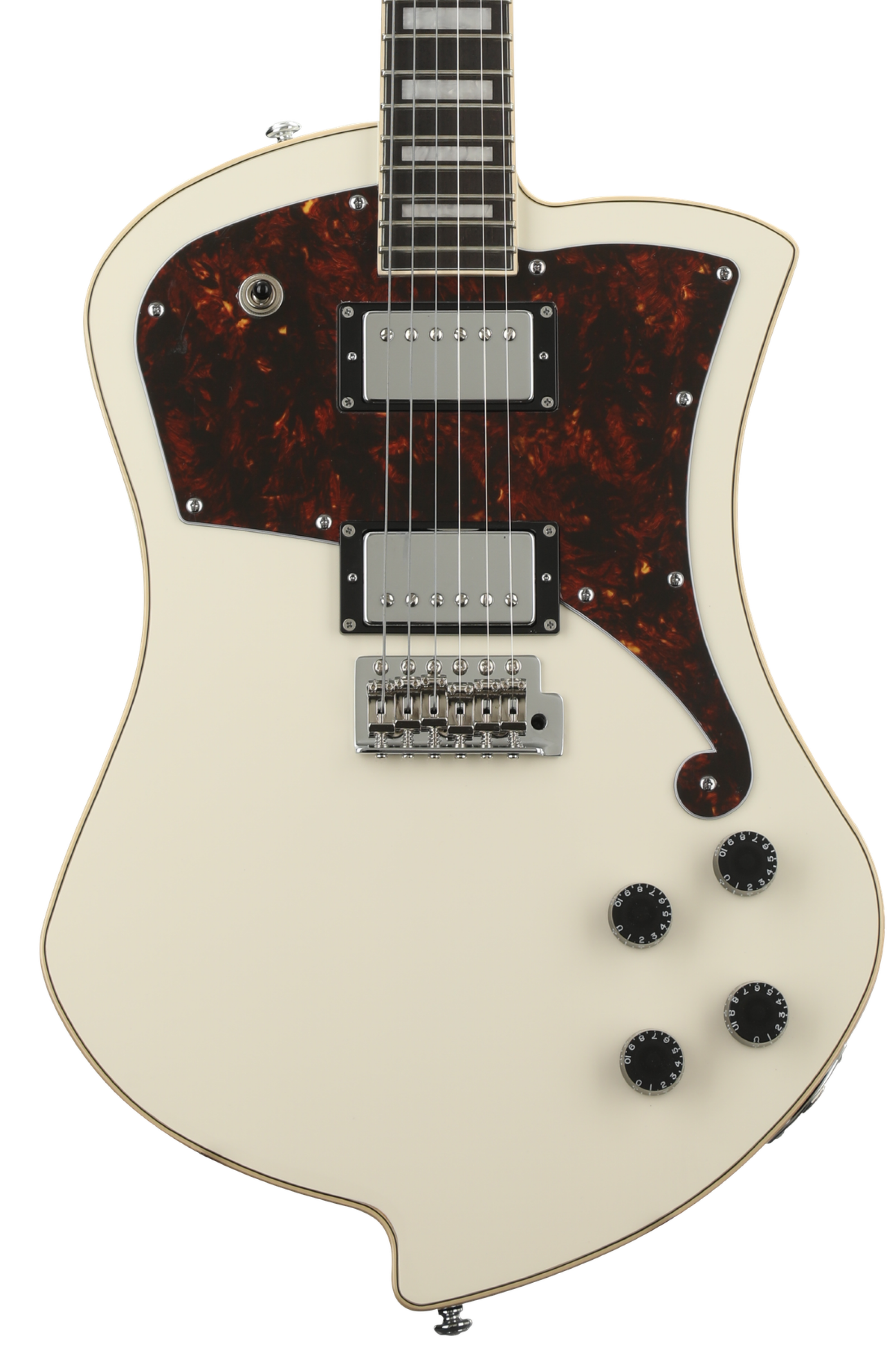 D'Angelico Premier Ludlow Electric Guitar - Antique White with 