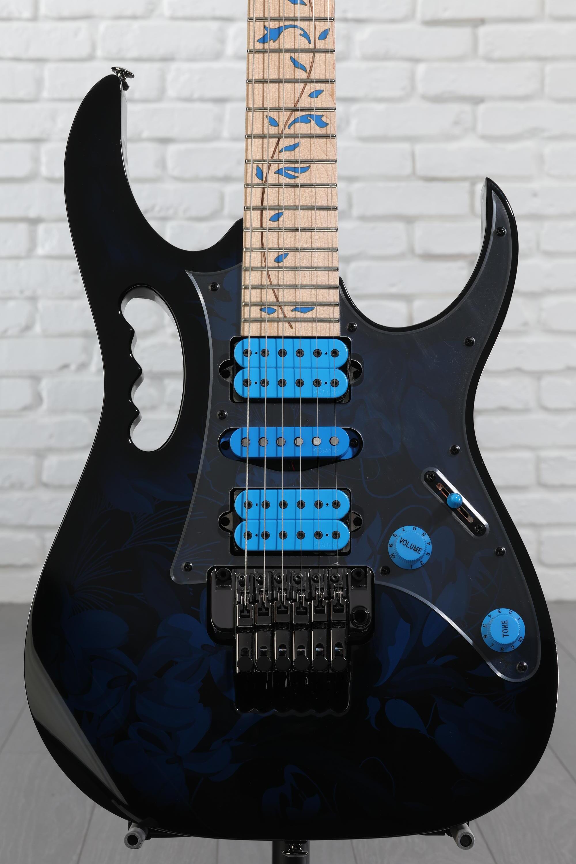 Ibanez Steve Vai Signature JEM77 - Blue Floral Pattern | Sweetwater