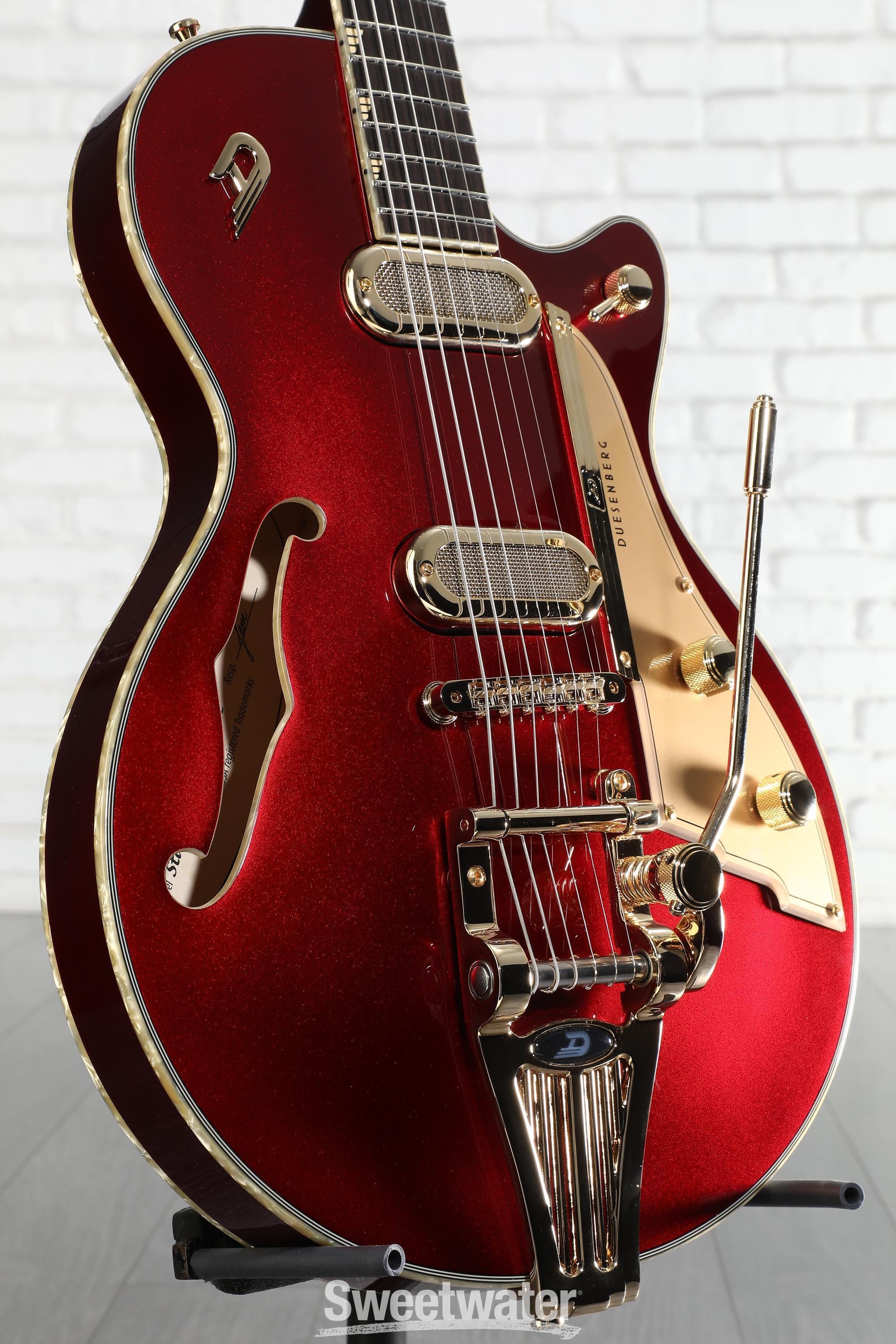 Photo of Duesenberg Starplayer TV Phonic Electric Guitar - Balboa Pearl Red