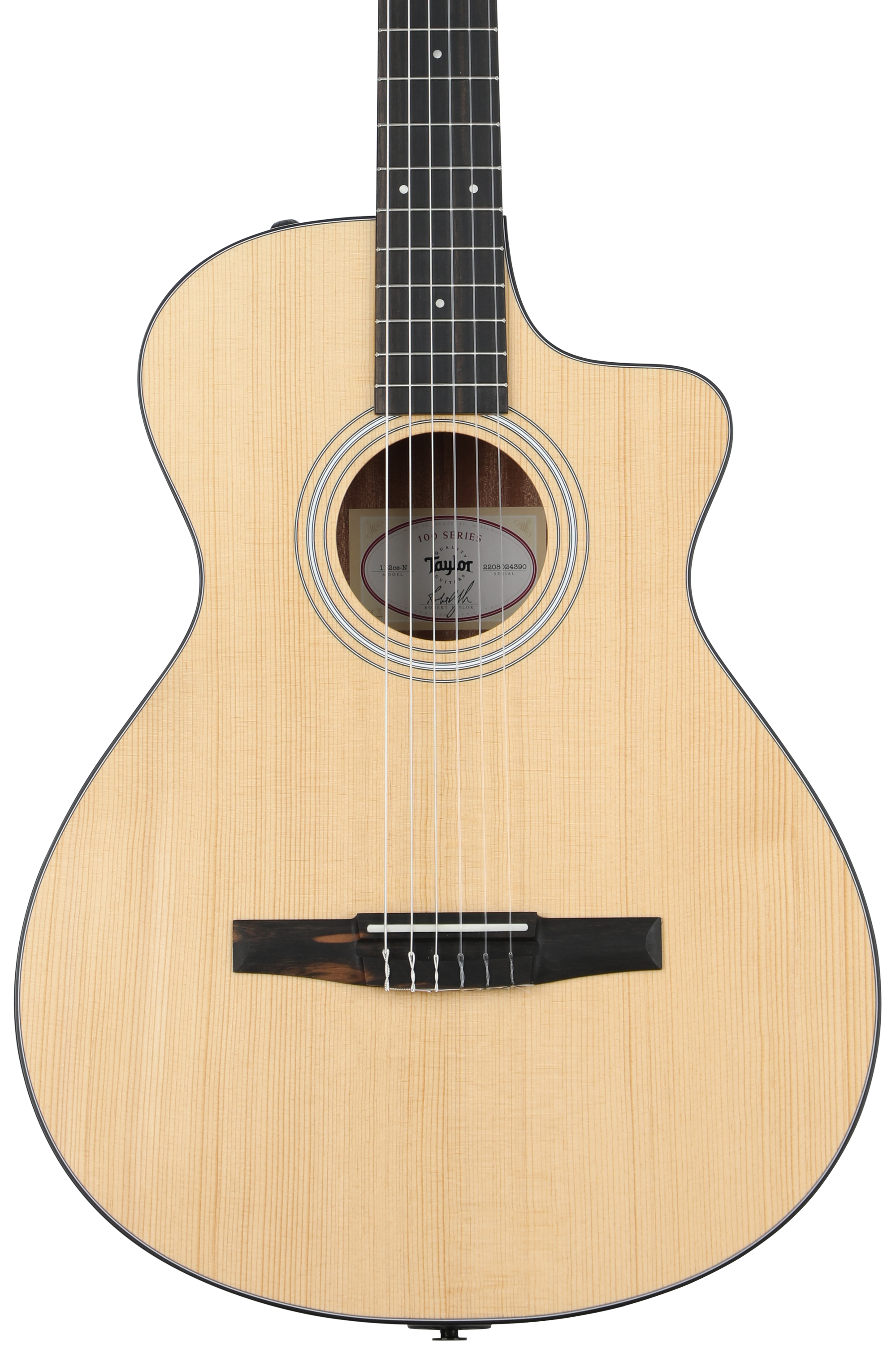 Taylor 112ce-N Grand Concert Acoustic-electric Nylon-string Guitar