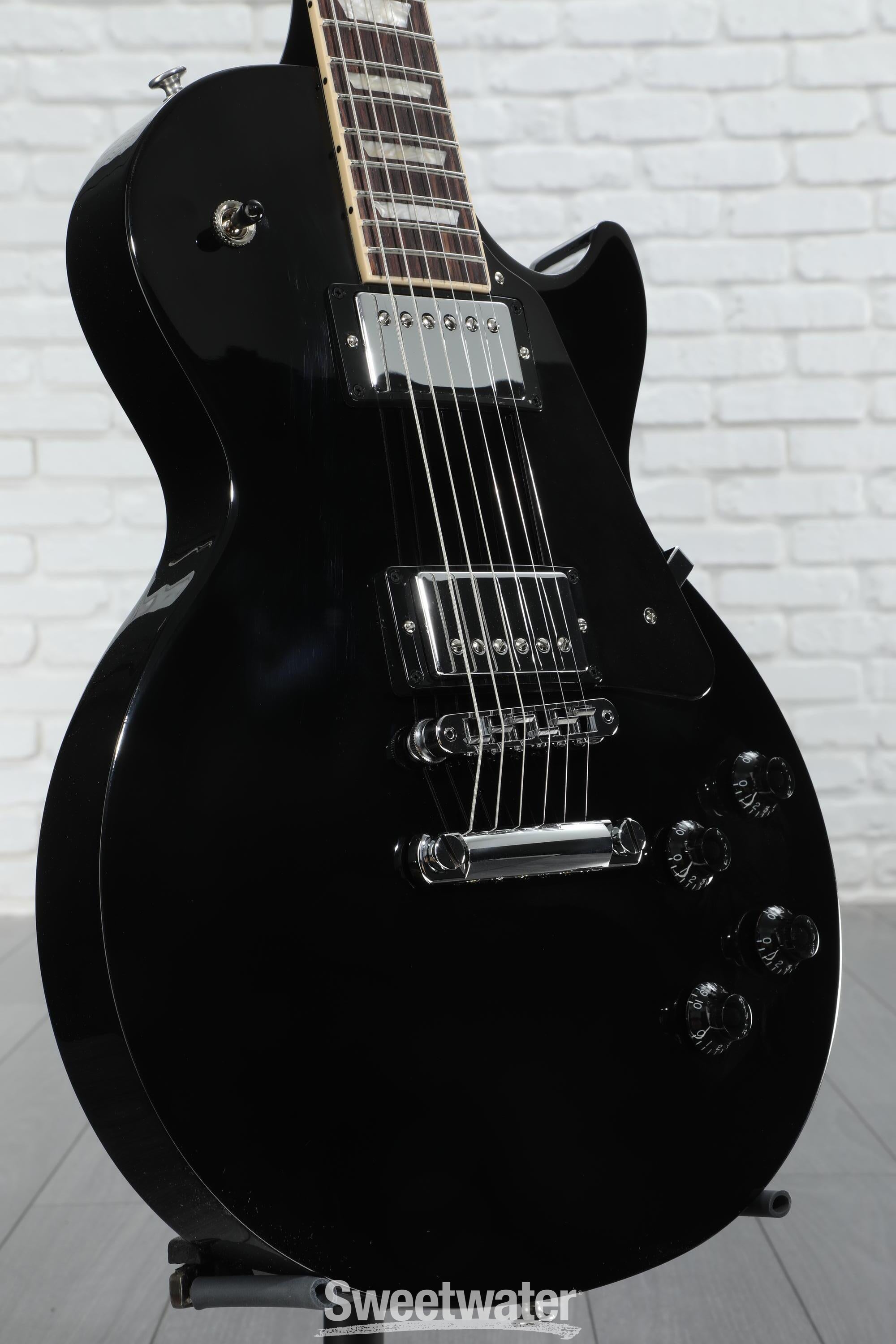 ギター Gibson Les Paul Studio Black Gibson Les Paul Studio Electric Guitar - Ebony | Sweetwater