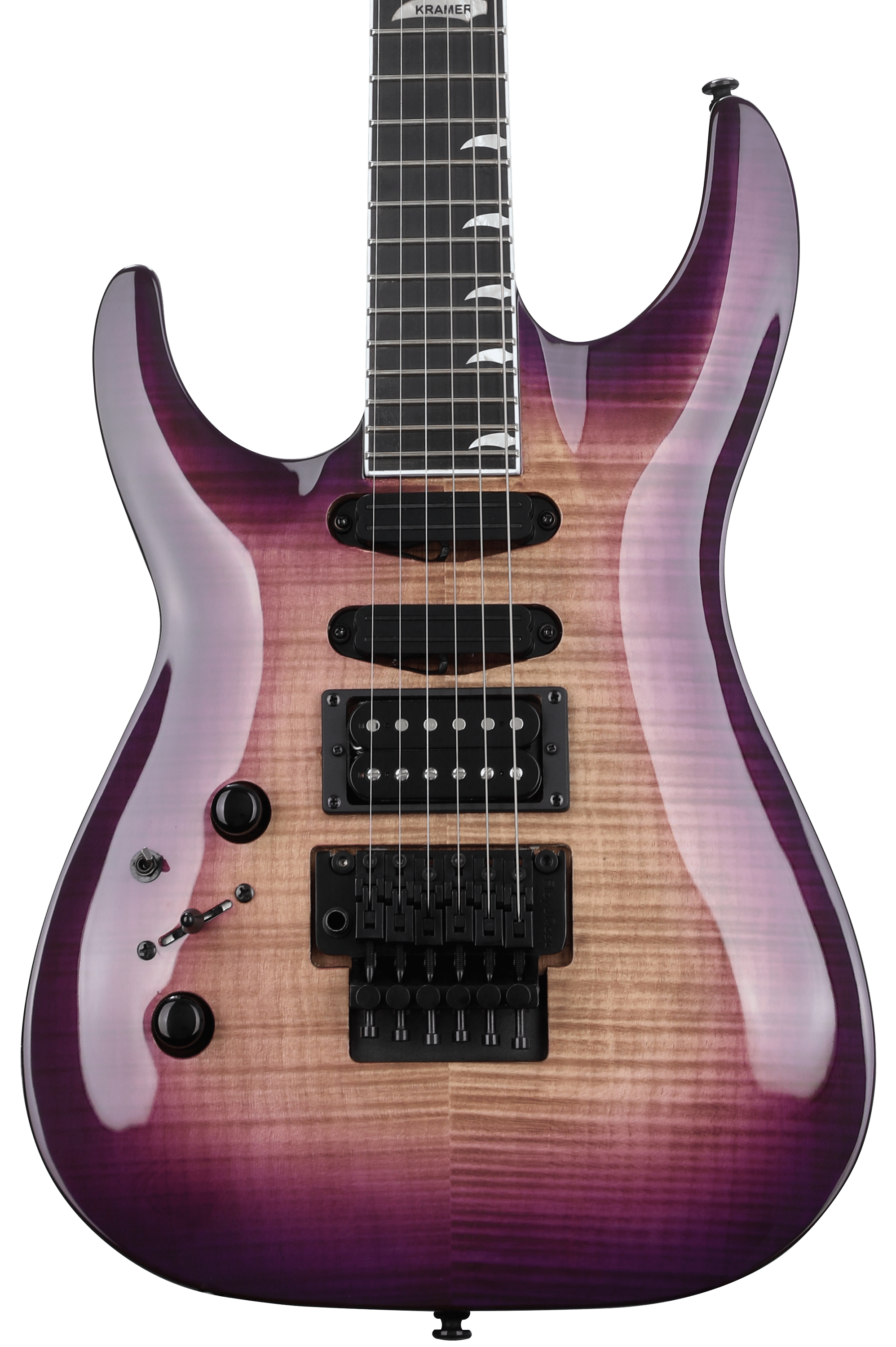 星条旗　kramer sm-1 figured トレモロアーム、 Kramer SM-1 Figured Left-Handed Electric Guitar | zZounds