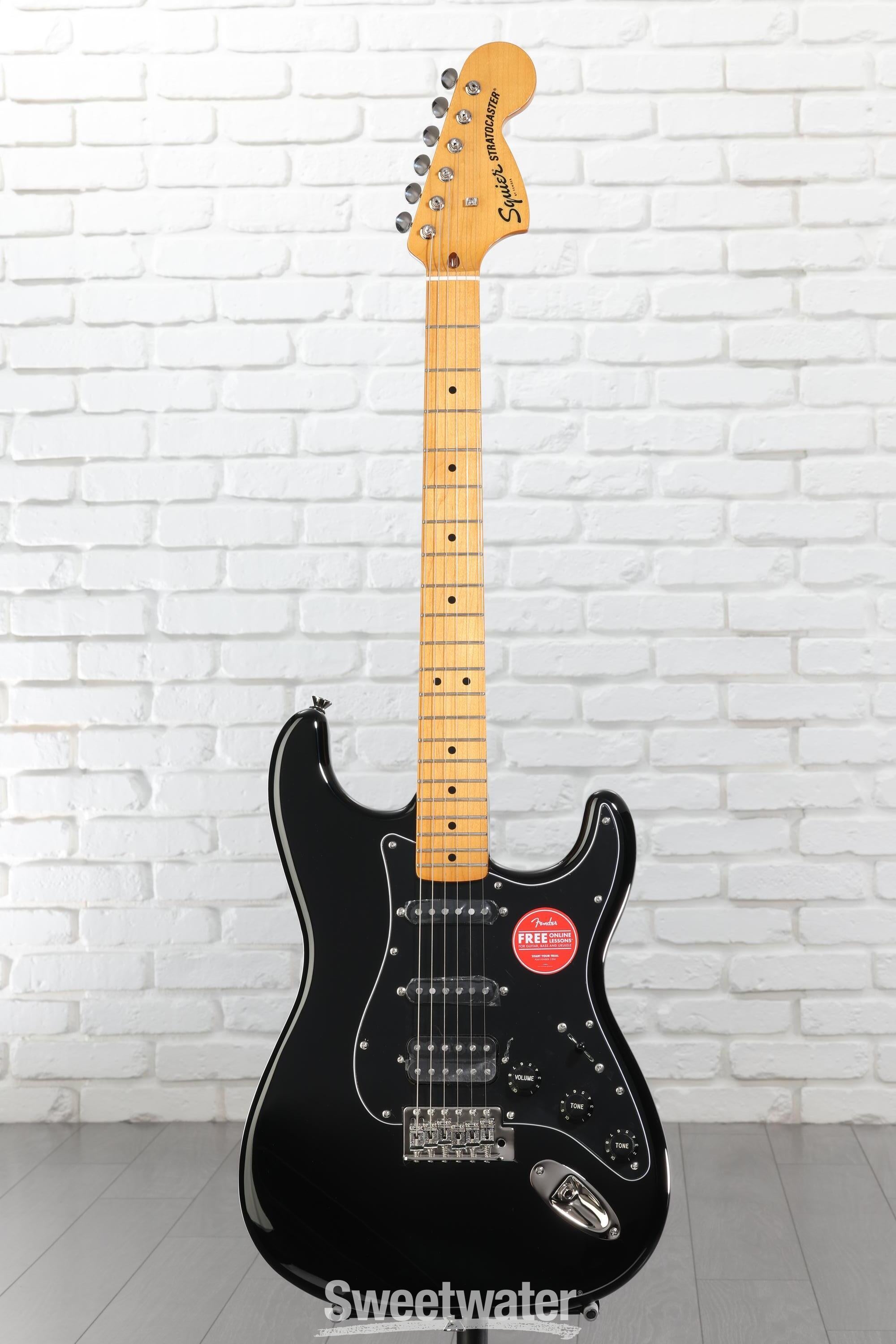 Squier Classic Vibe '70s Stratocaster HSS - Black with Maple