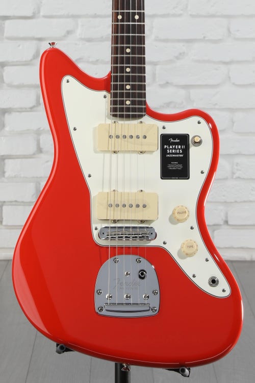 Fender Player II Jazzmaster Electric Guitar - Coral Red