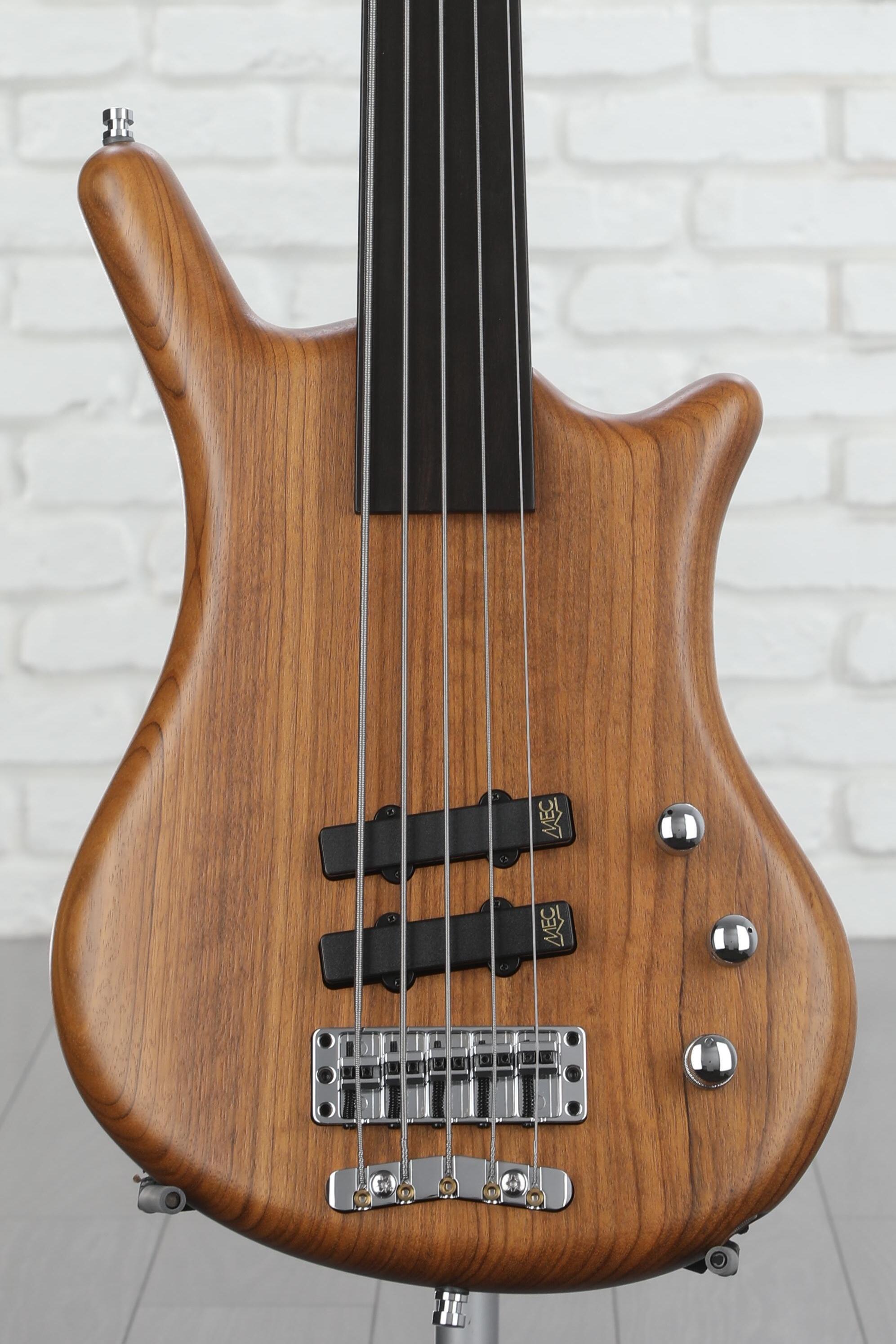 Warwick Pro Series Thumb BO Fretless 5-string Bass - Natural Satin