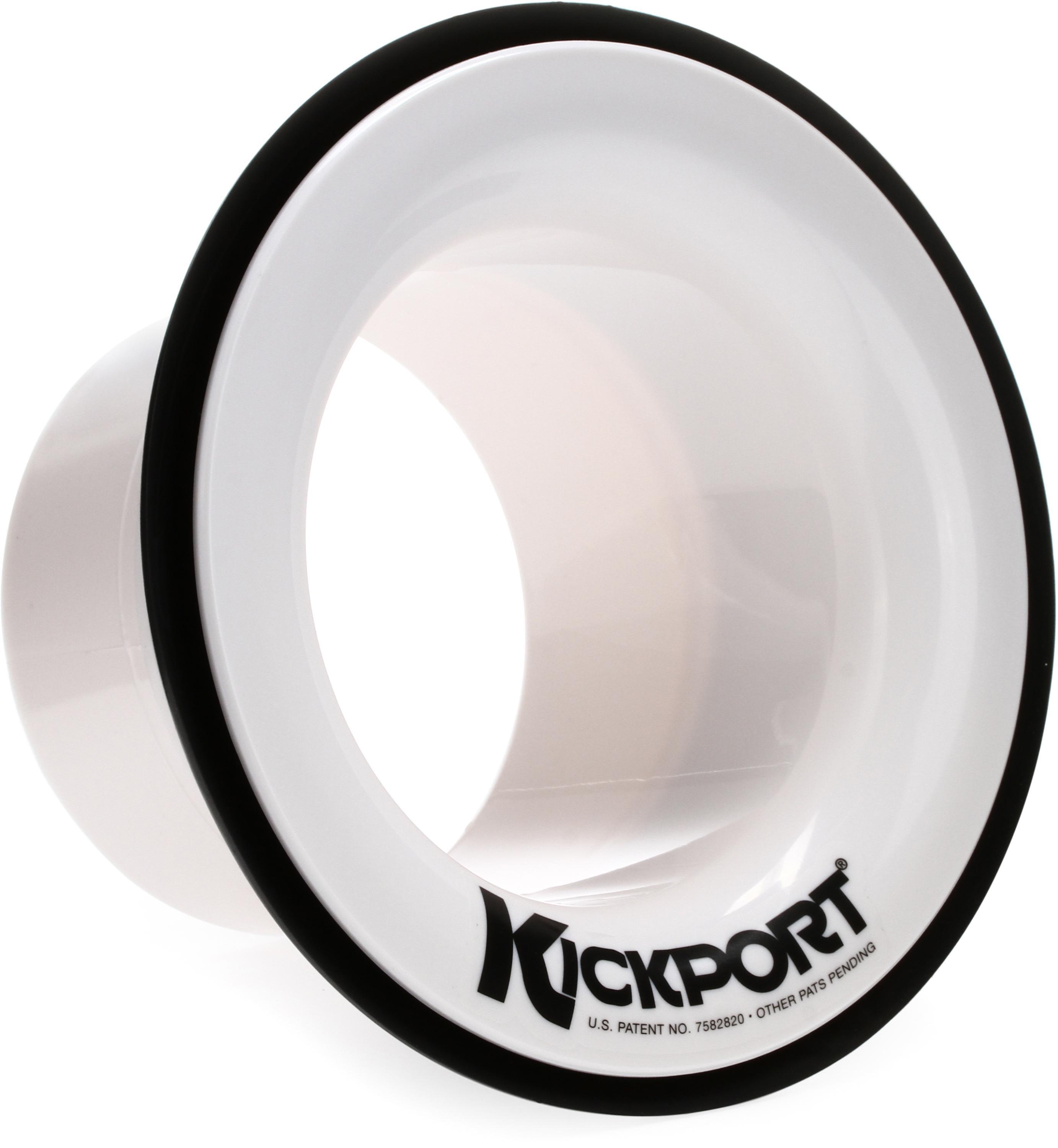KickPort on X: Do you use custom bass drum resonant heads or stock? Check  out this cool one with a white #KickPort.  / X