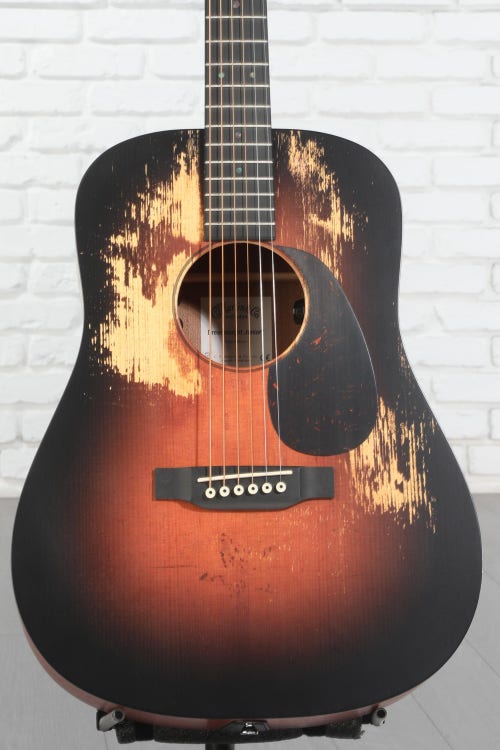 Martin D Jr-E StreetLegend Burst Acoustic-electric Guitar - Custom Ink