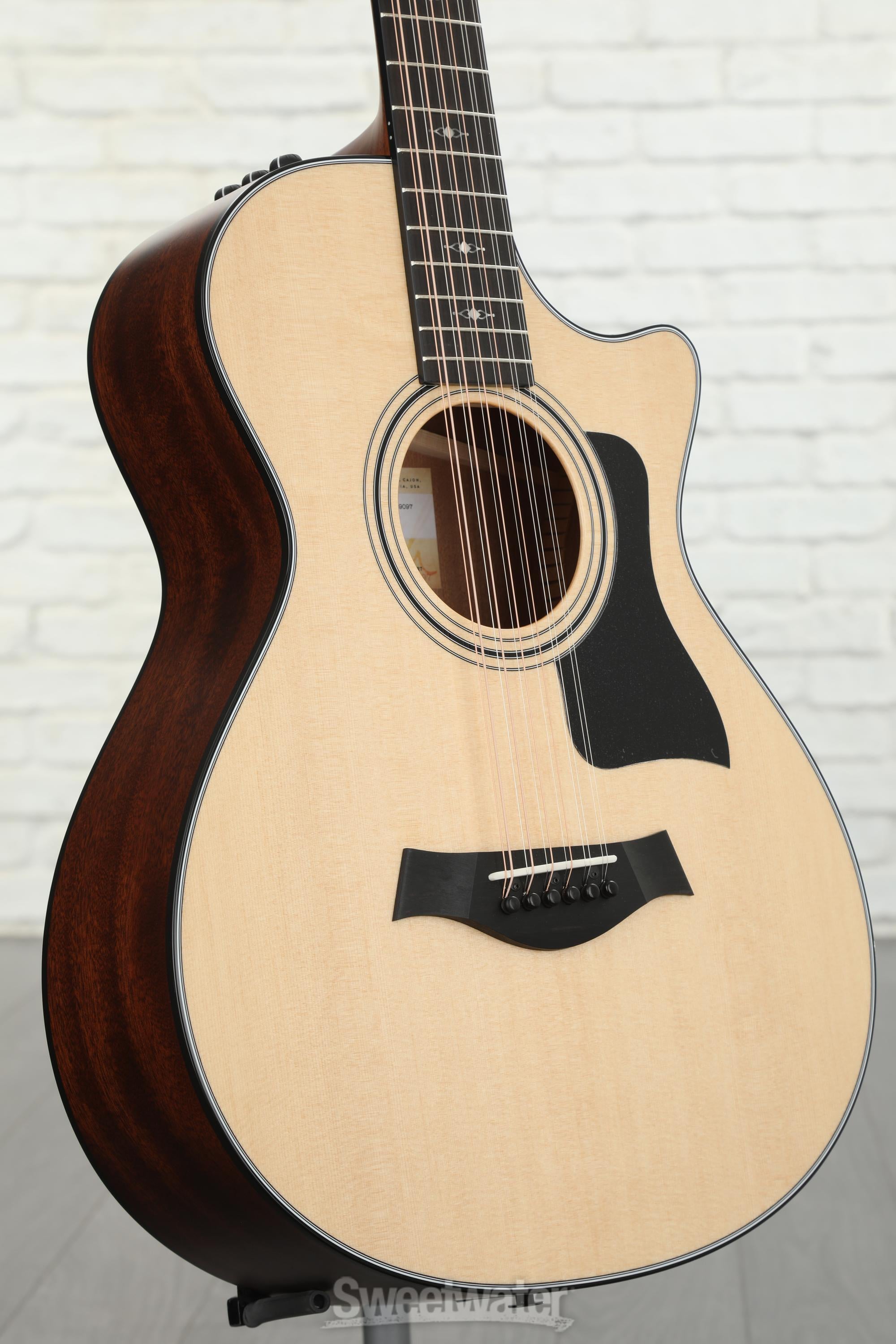 Taylor 352ce 12-string Acoustic-electric Guitar - Natural Sitka Spruce