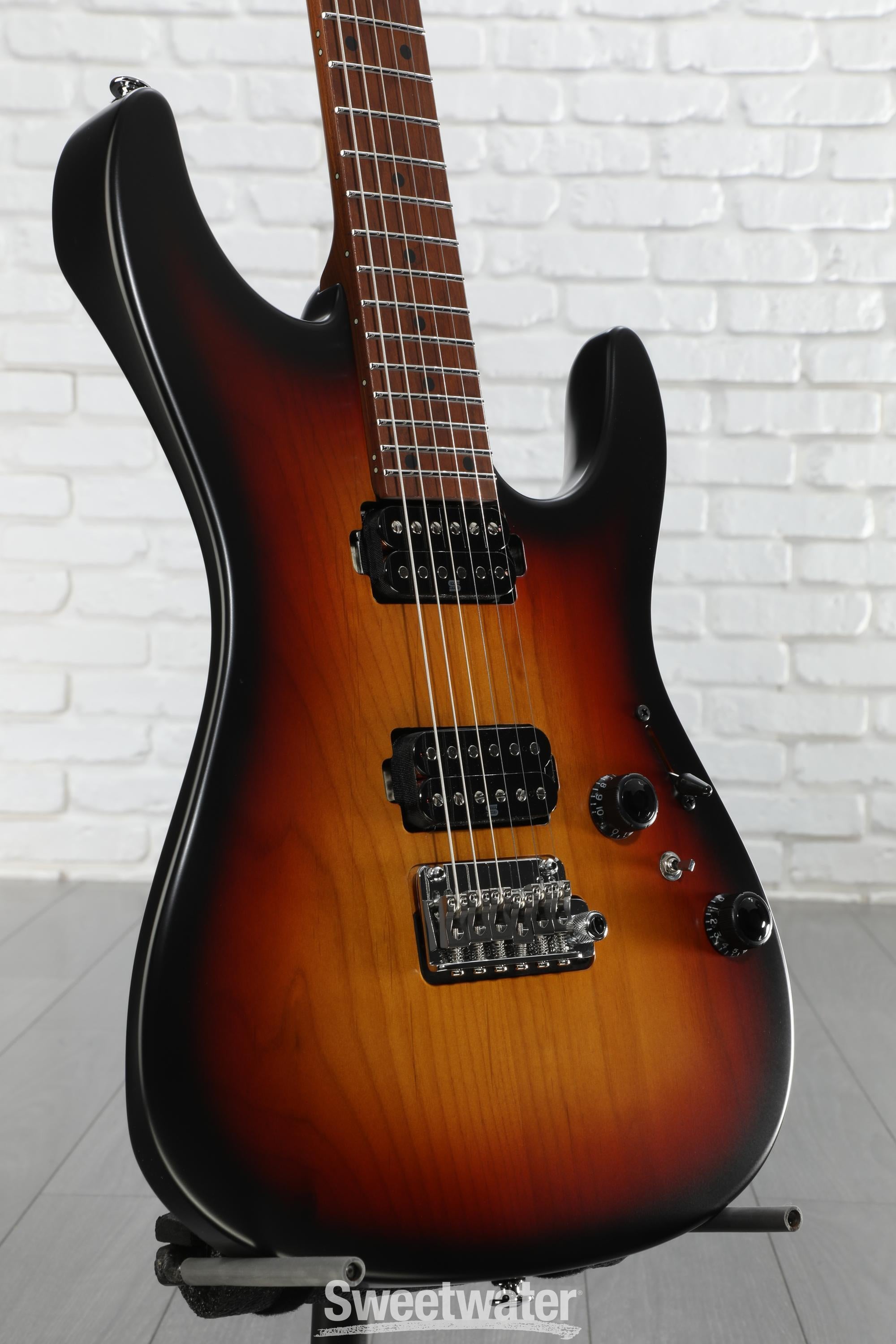 Ibanez Prestige AZ2402 Electric Guitar - Tri Burst Fade Flat