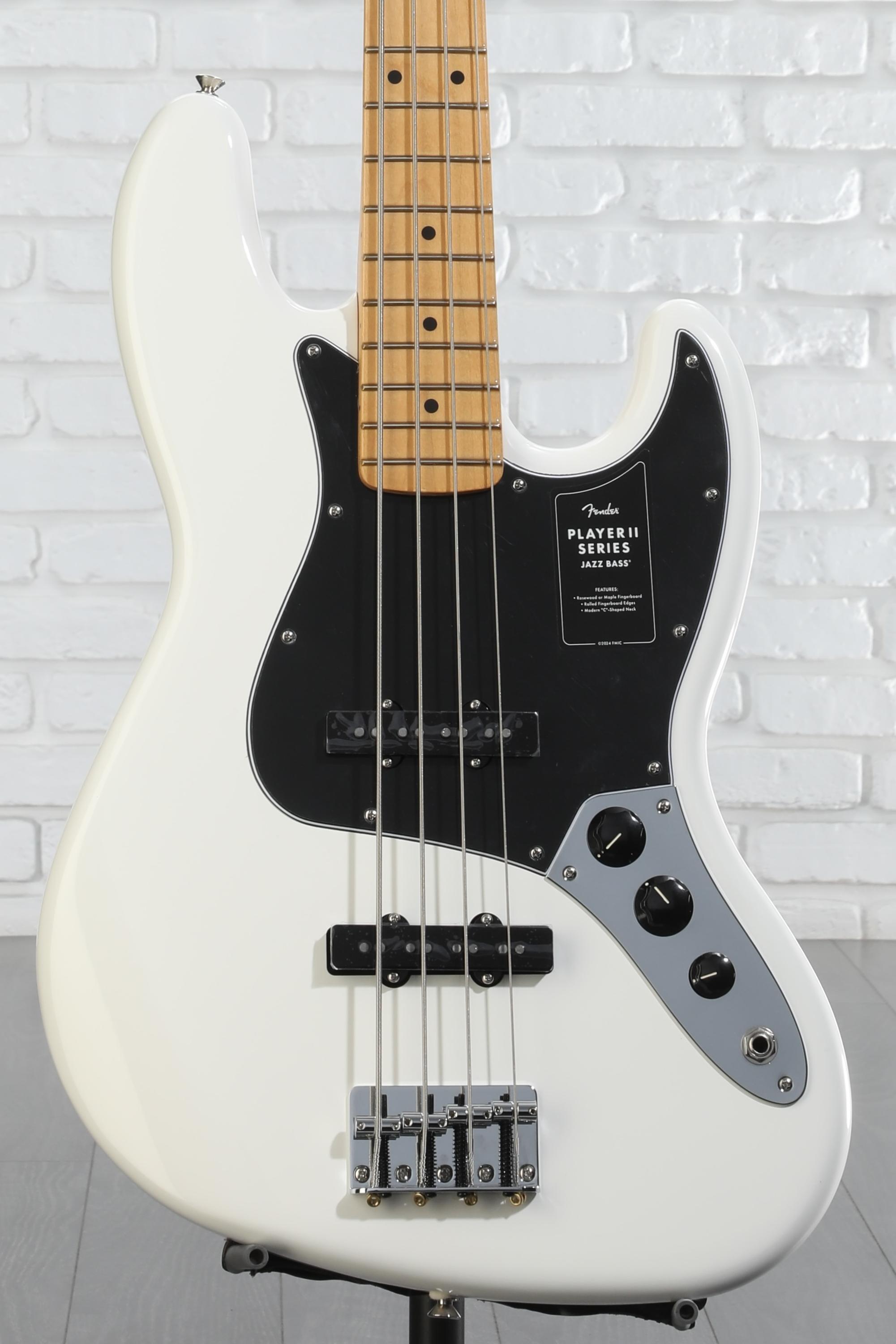 Fender Player II Jazz Bass - Polar White with Maple