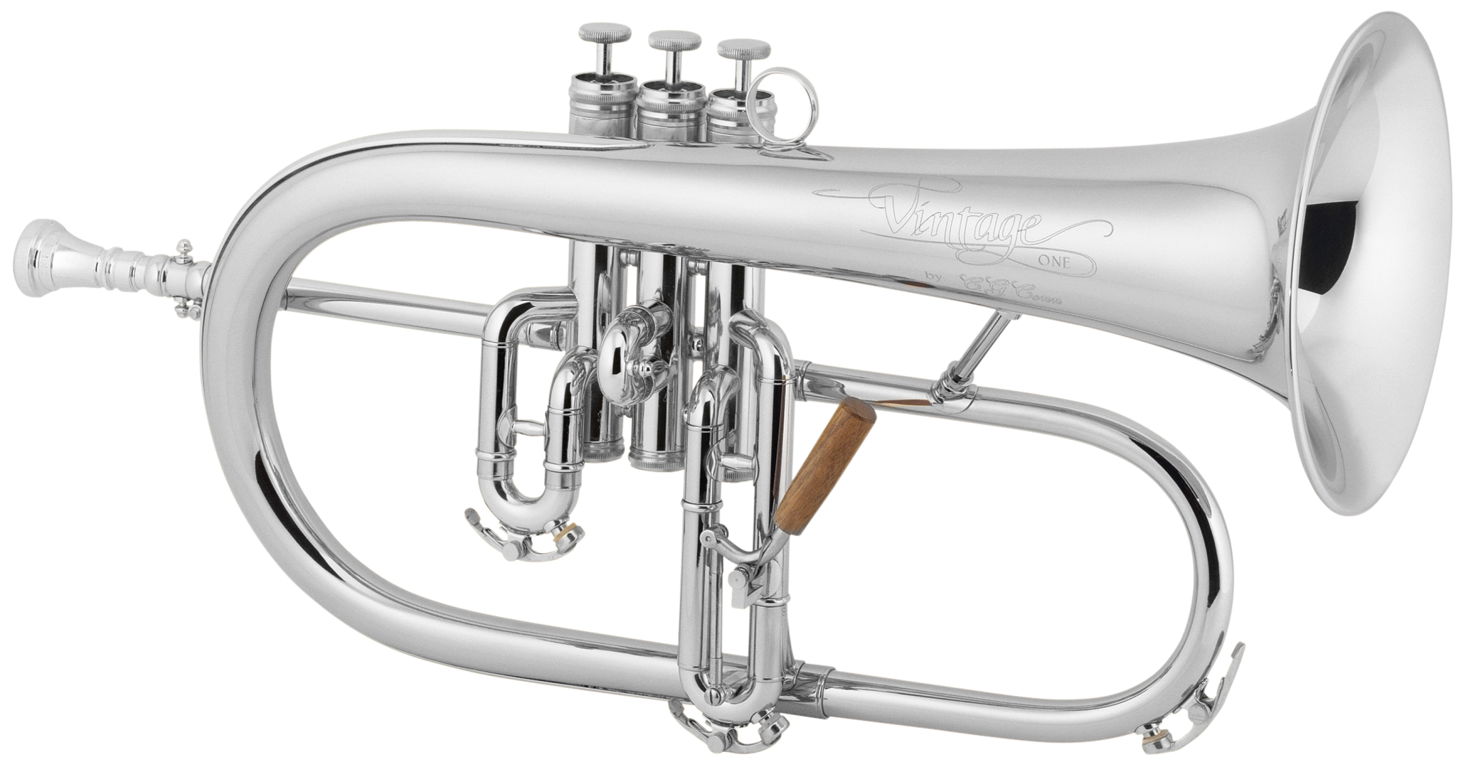 C.G. Conn 1FGSP Vintage One Professional Flugelhorn - Silver-plated |  Sweetwater