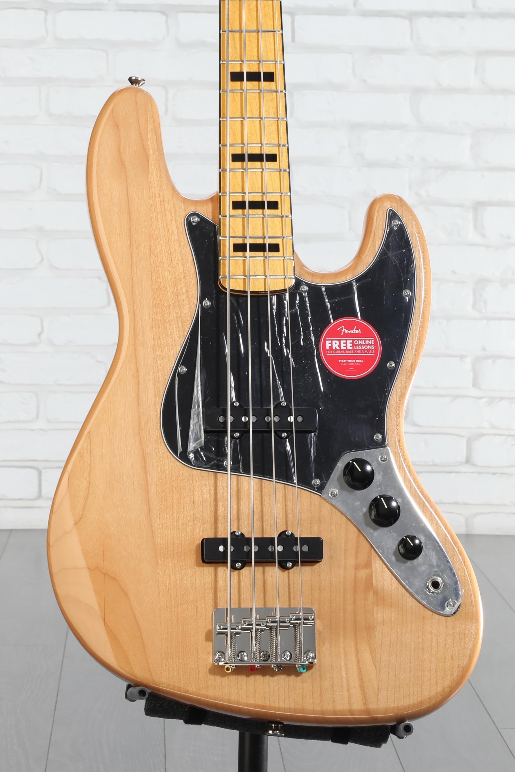 Squier Classic Vibe '70s Jazz Bass - Natural | Sweetwater