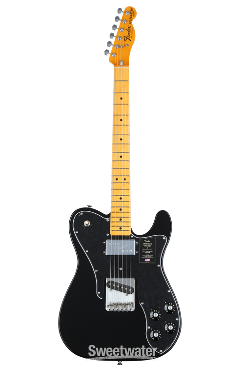 Fender American Vintage II 1977 Telecaster Custom Electric Guitar - Black