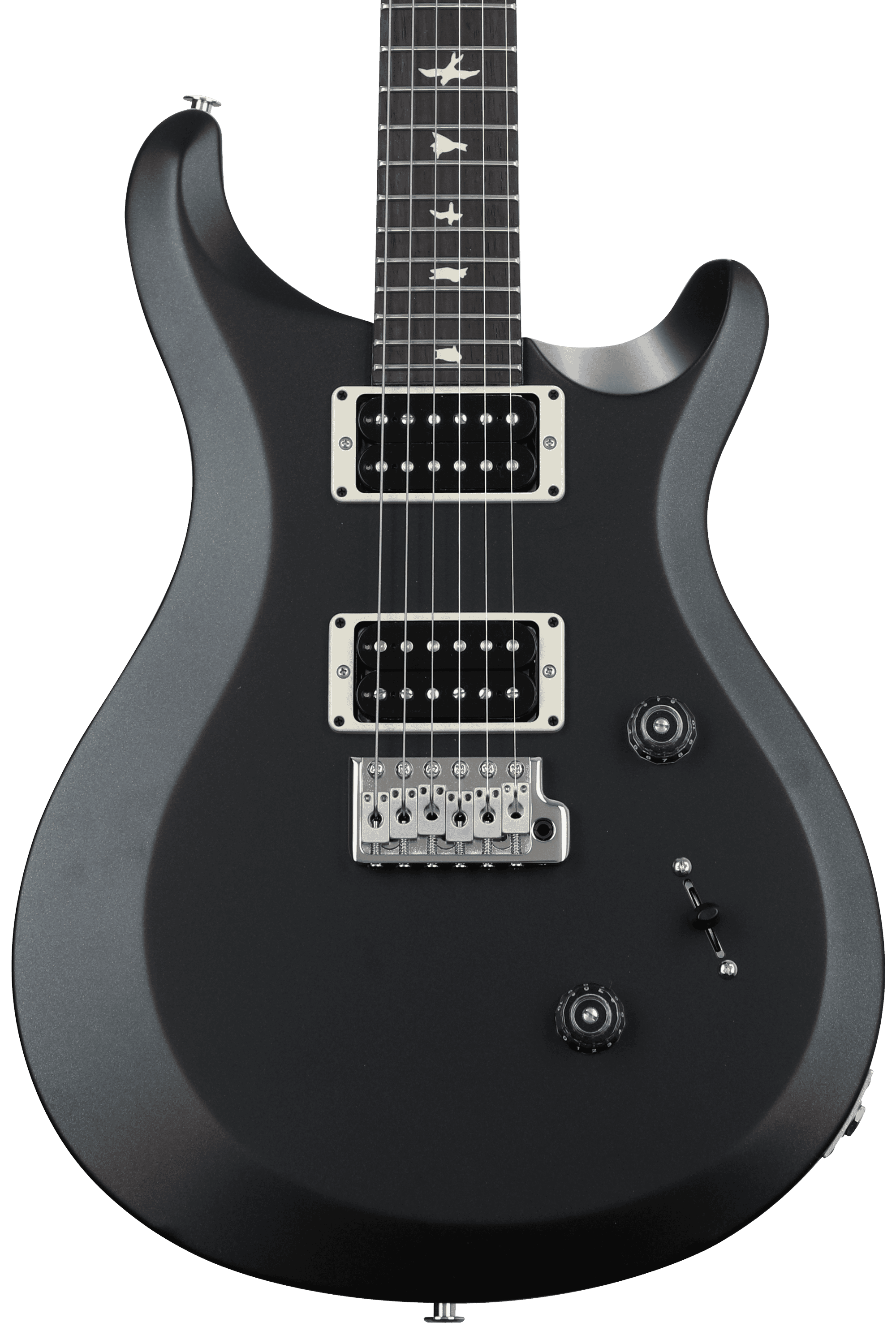 PRS S2 Custom 24 Electric Guitar - All Black Satin | Sweetwater