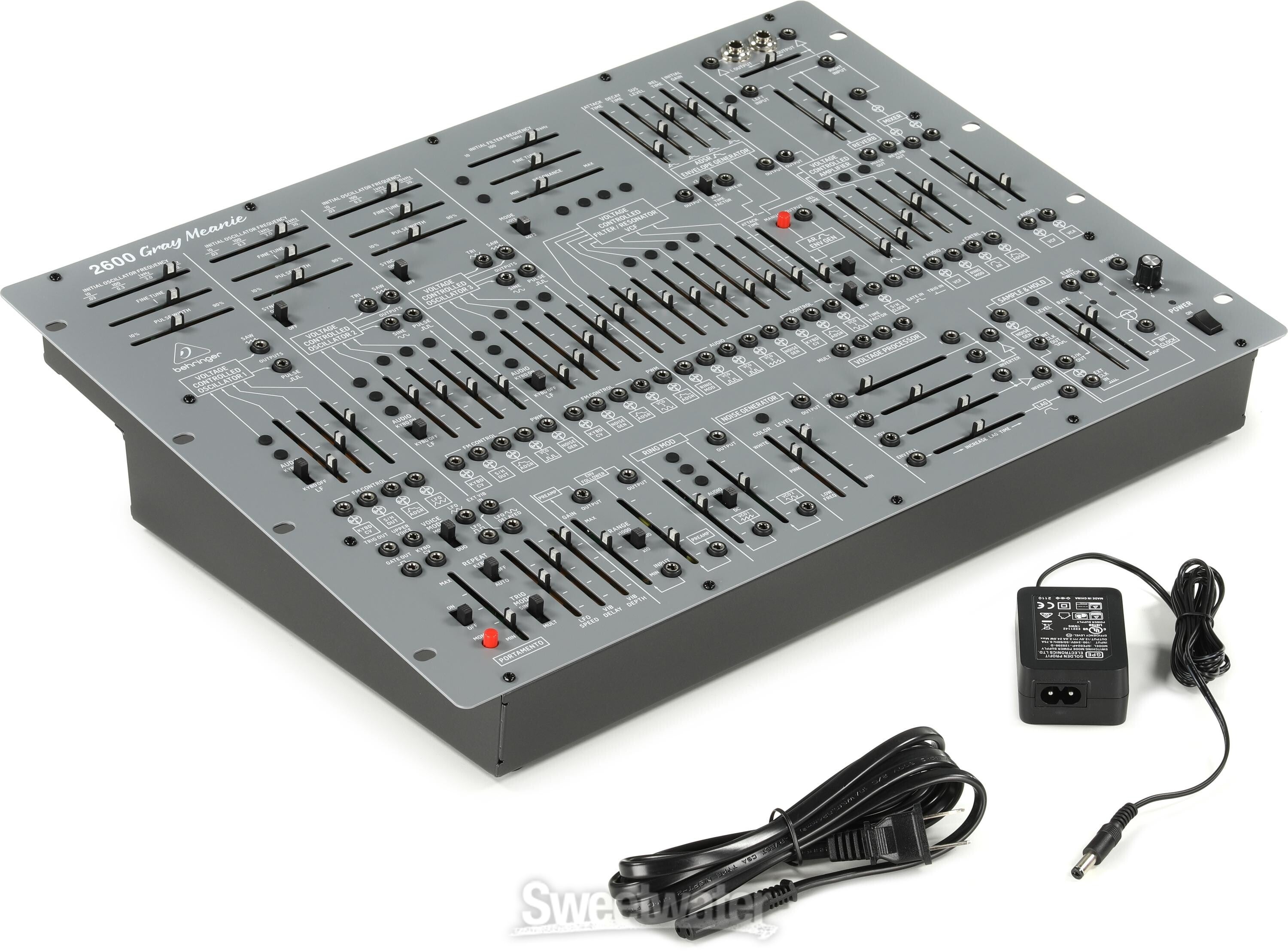 Behringer 2600 Gray Meanie Limited-Edition Analog Semi-modular Synthesizer  | Sweetwater