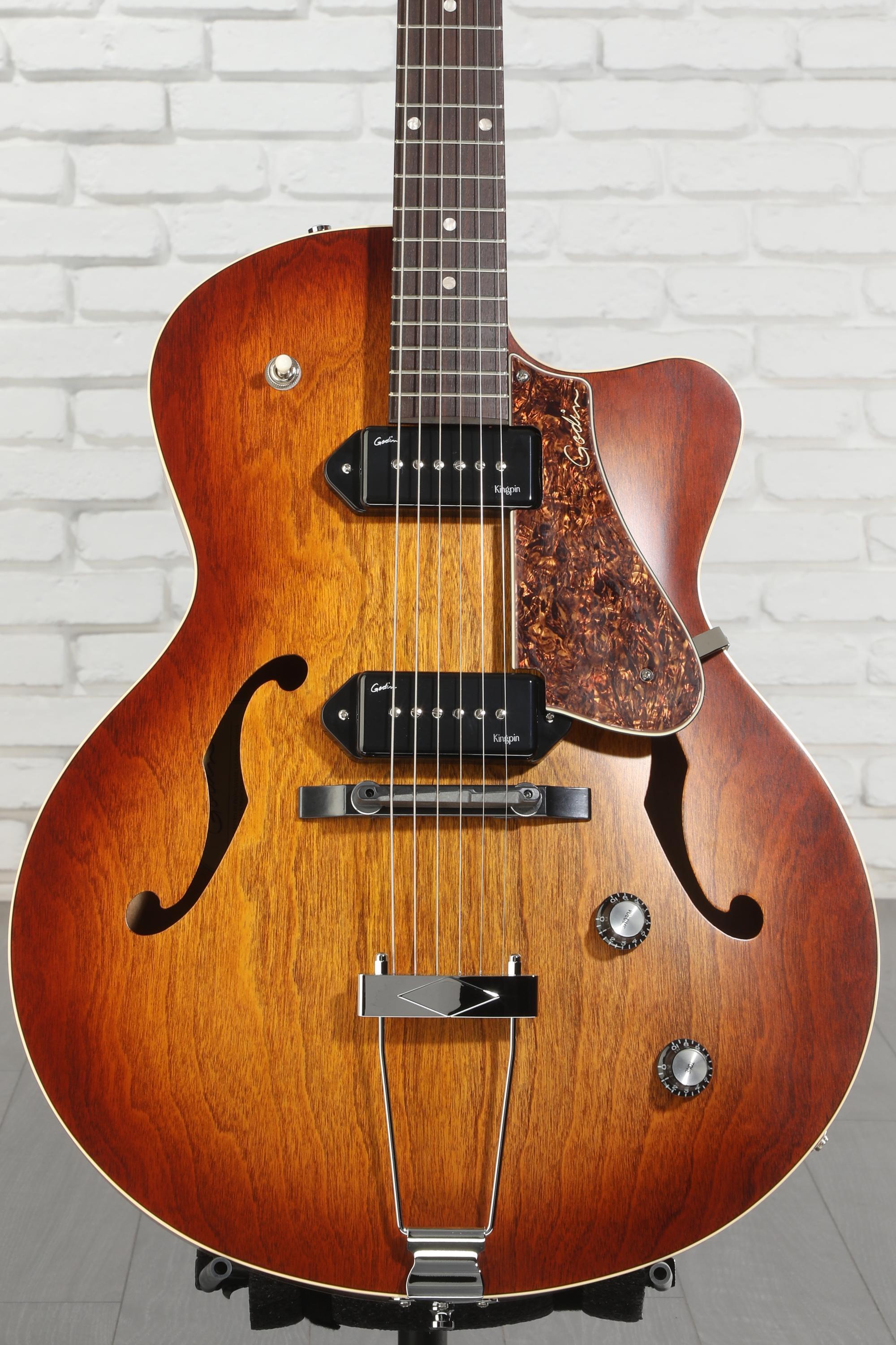 Godin 5th Avenue CW Kingpin II P90 Hollowbody Electric Guitar