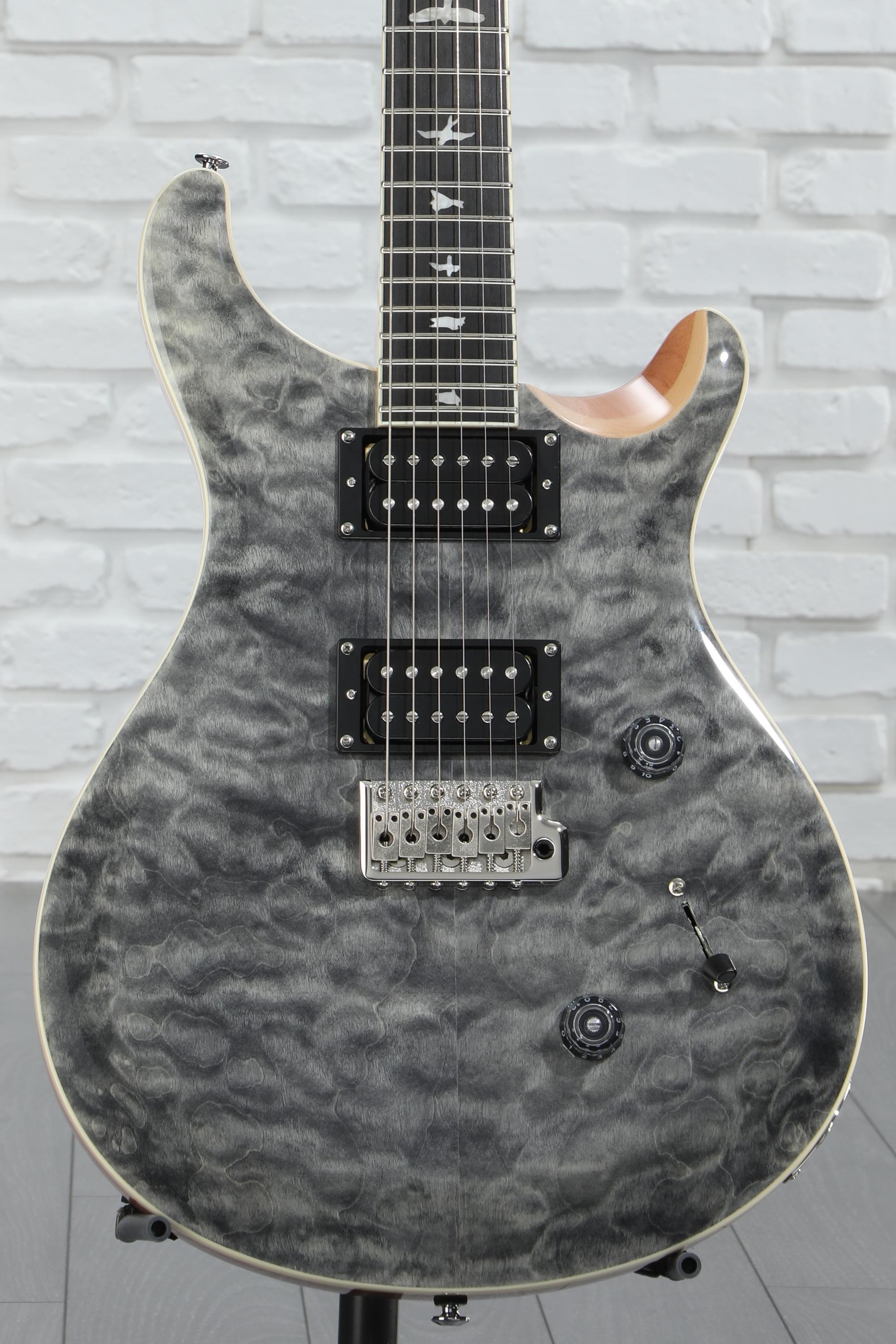 PRS SE Custom 24 Electric Guitar - Quilt Charcoal